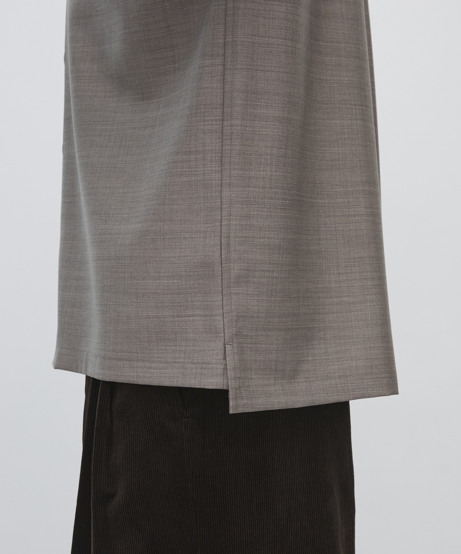 〈2026SS|残りわずか|再入荷なし〉SUPER 140's SCALE OFF WOOL シャツ