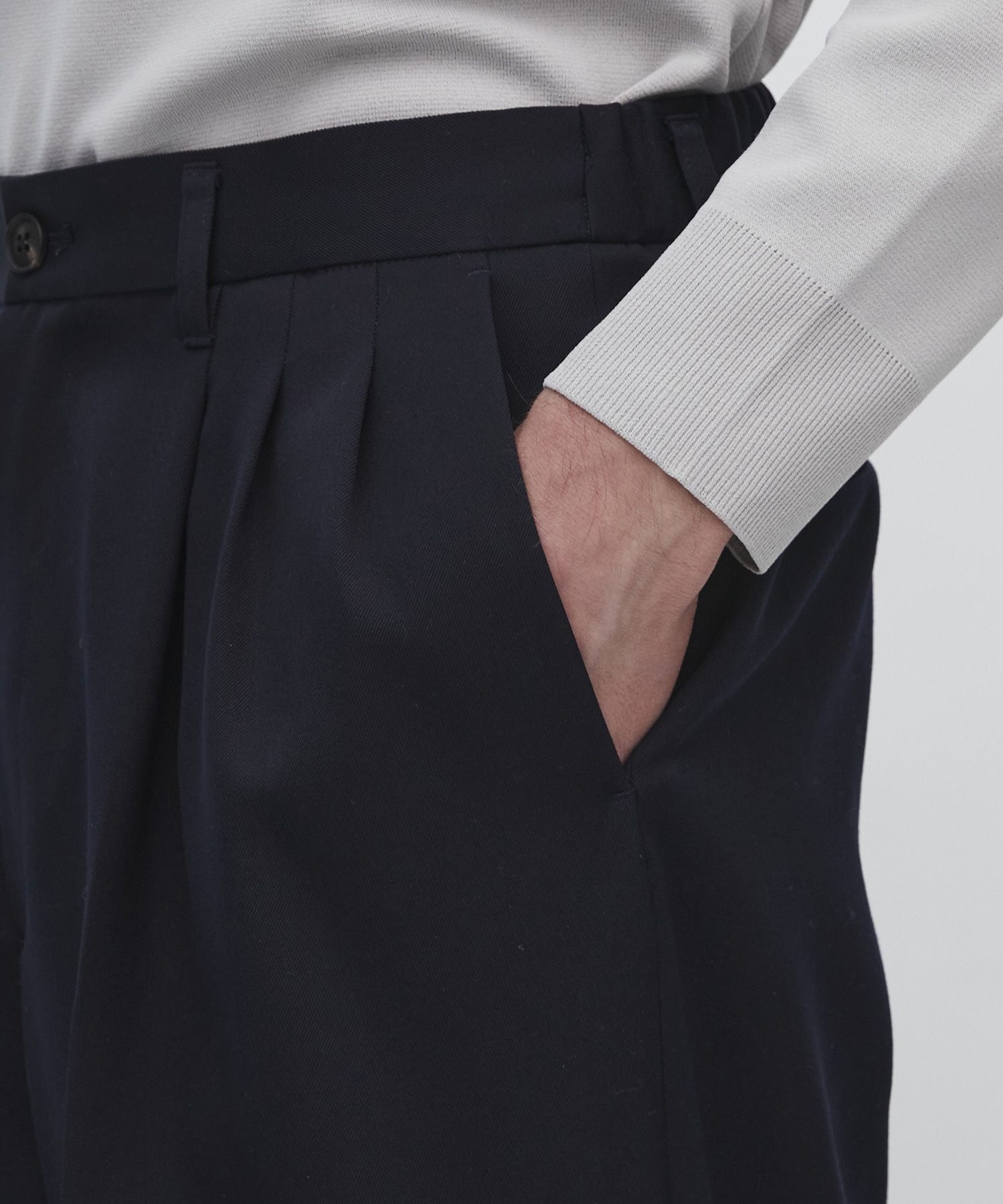 〈2026SS｜数量限定〉MAX GABARDINE 3タックストレートパンツ