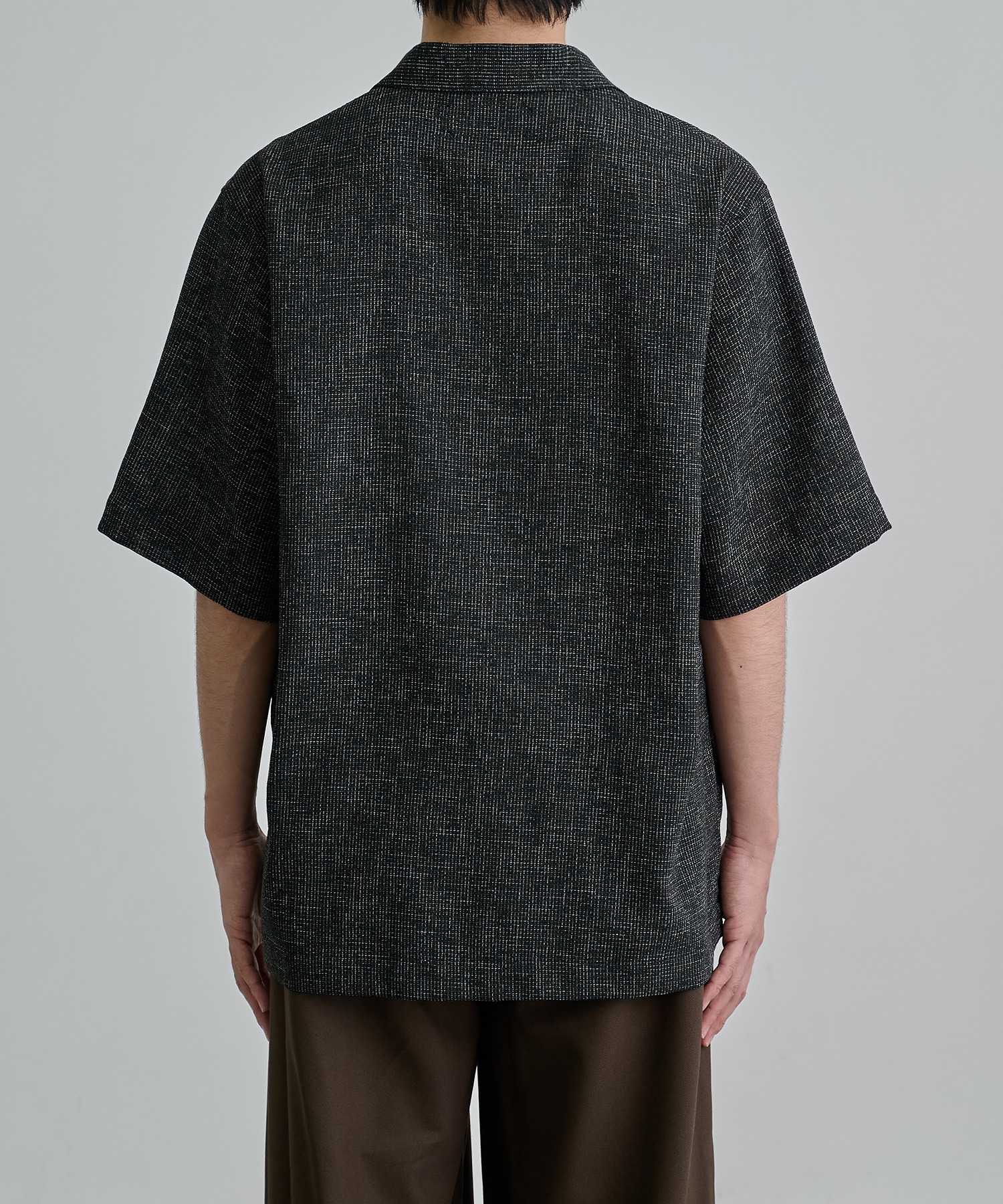 〈新発売〉SUMMER TWEED オープンカラーシャツ