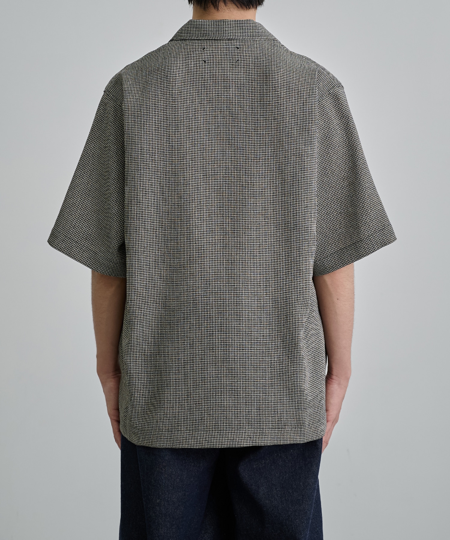 〈新発売〉SUMMER TWEED オープンカラーシャツ