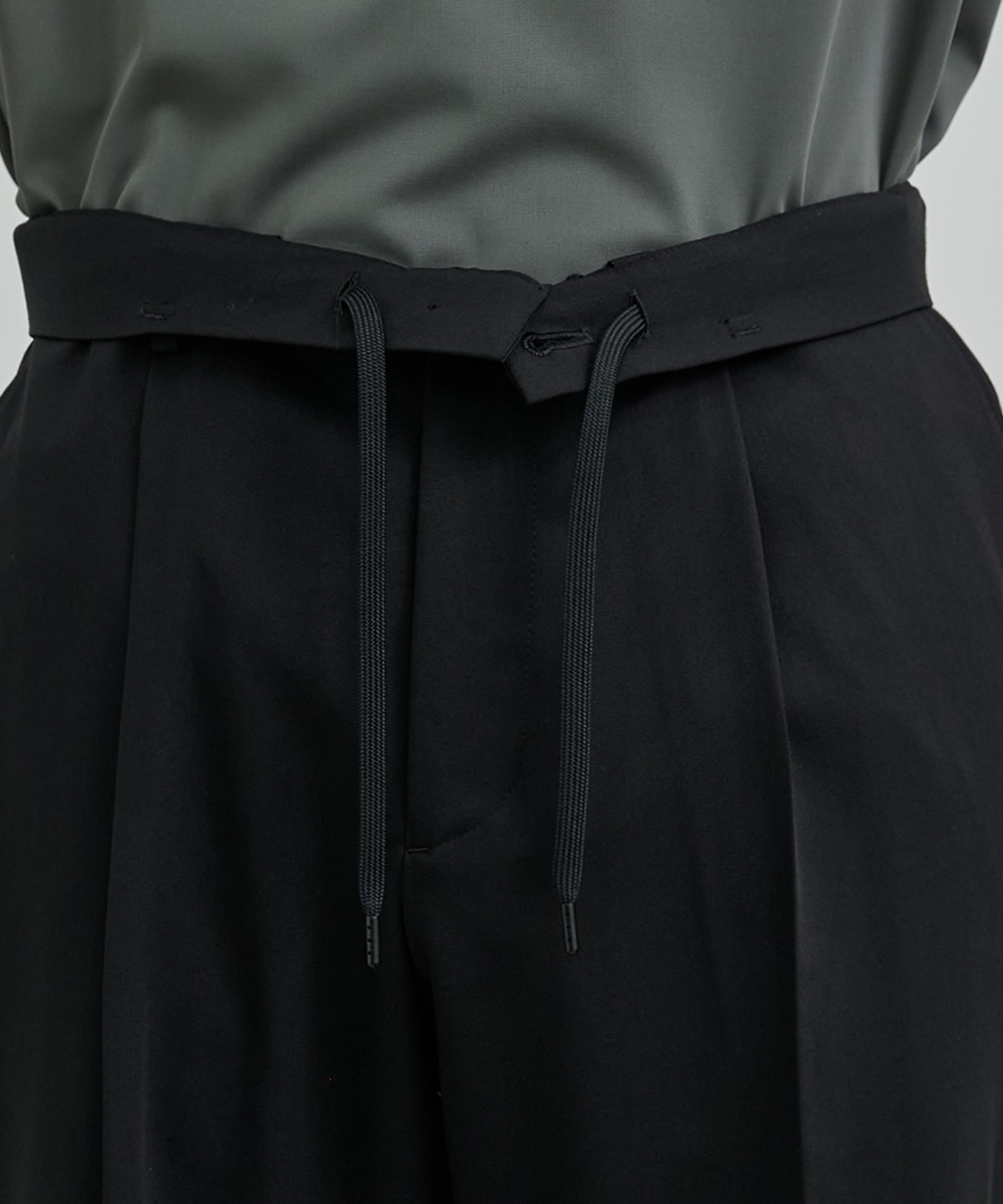 TECHNO WOOL セミフレアパンツ