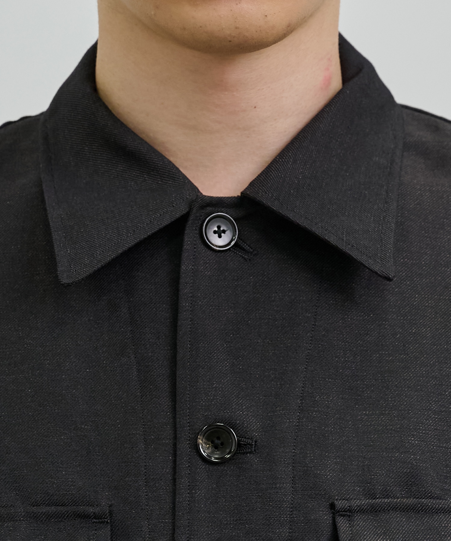 WOOL LINEN CPOブルゾン