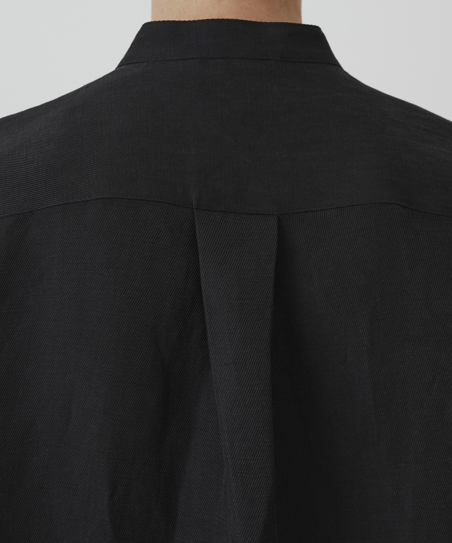 VINTAGE SILK LINEN グランパシャツ