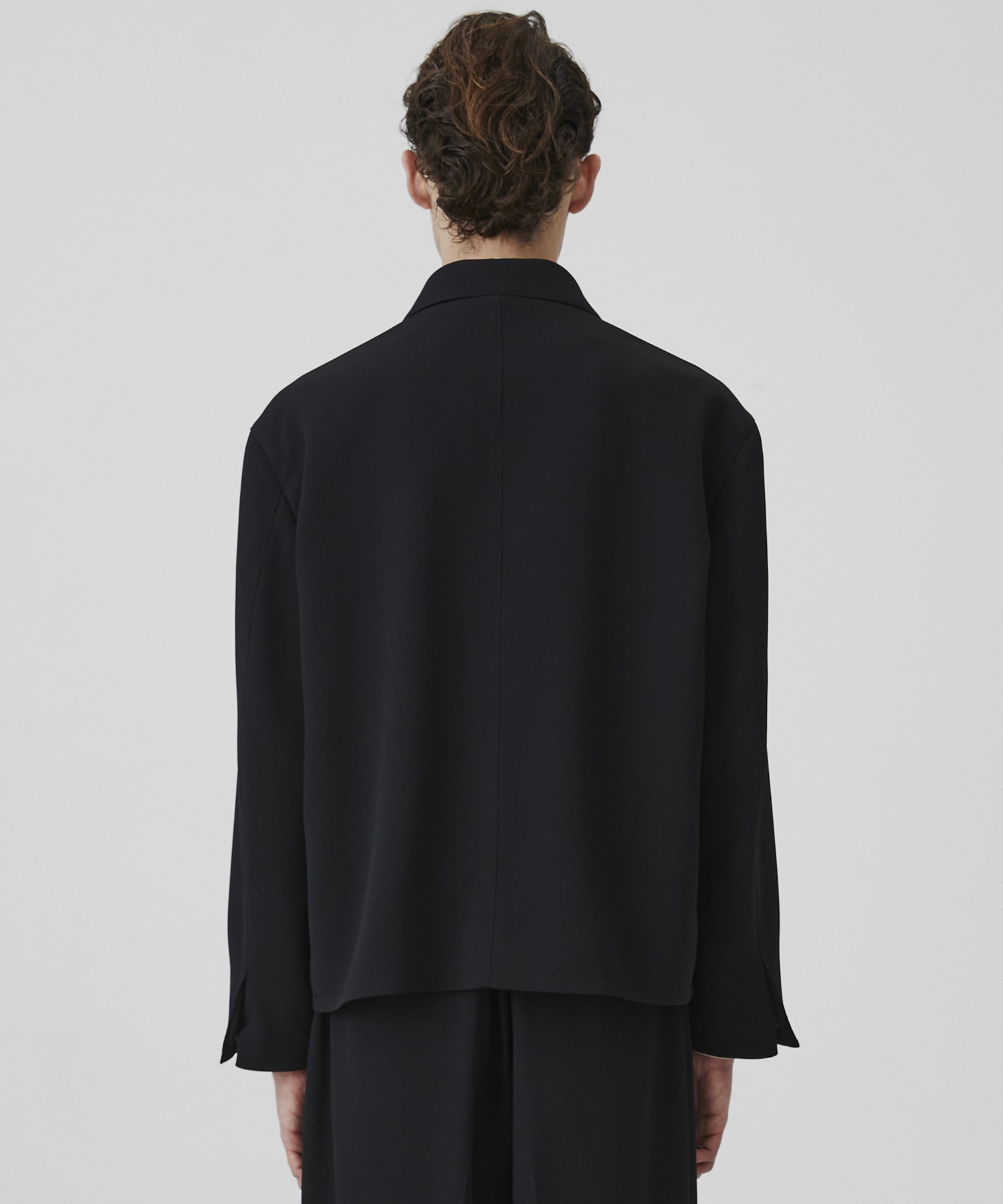 COLD DRY PLEATS ハリントンブルゾン