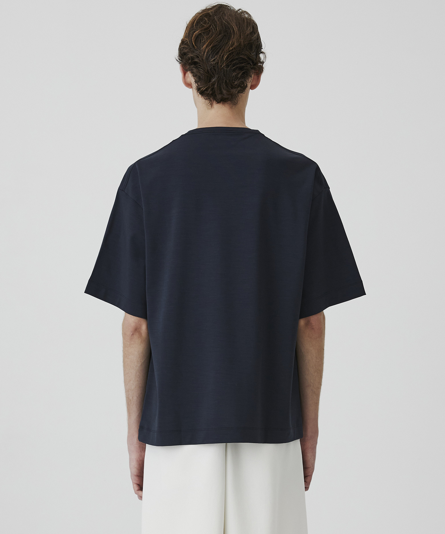 Super 140s ウールテクノラマ リラックスTシャツ