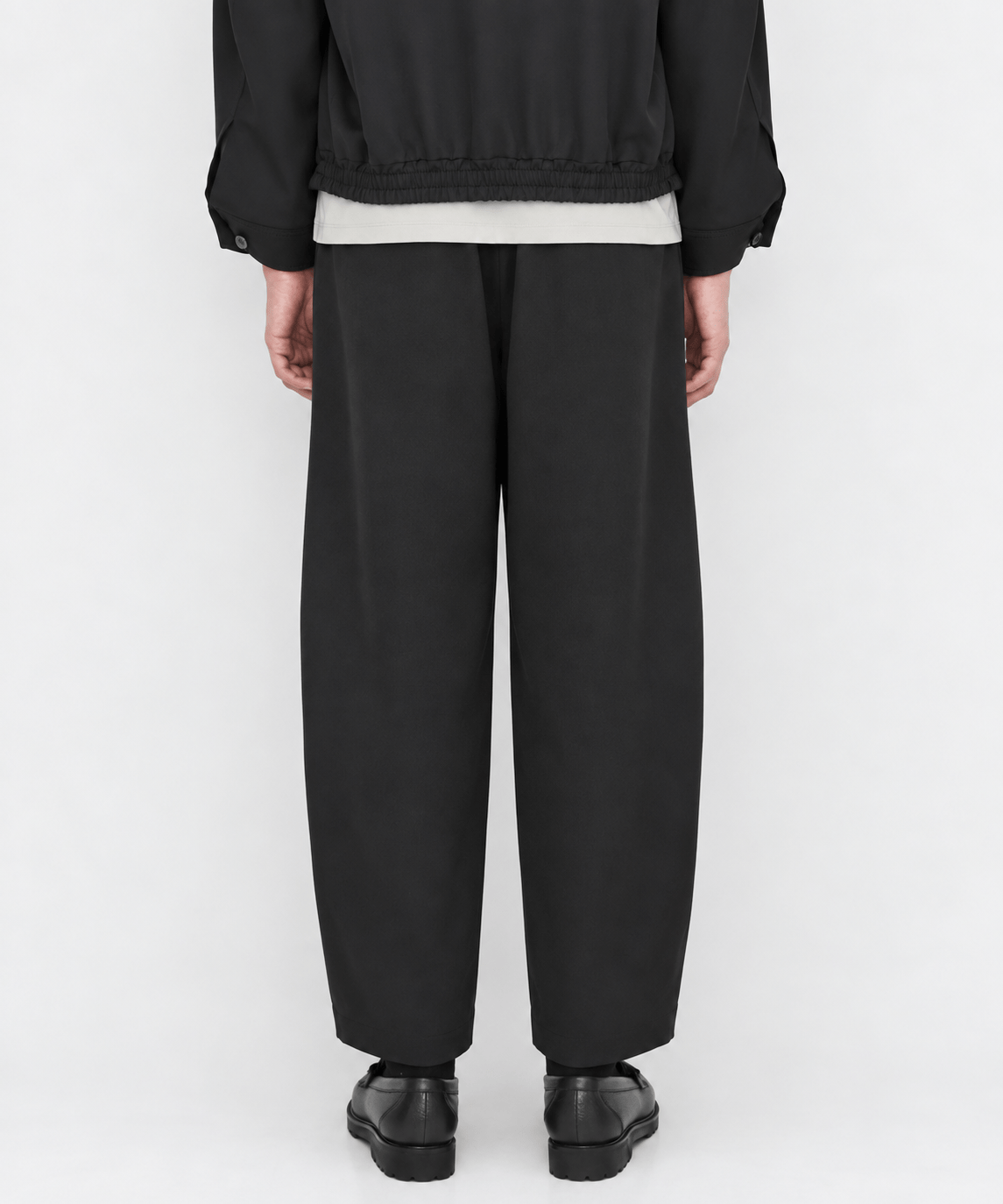 超撥水 SUPER 120's WOOL GABARDINE 2タックバレルパンツ