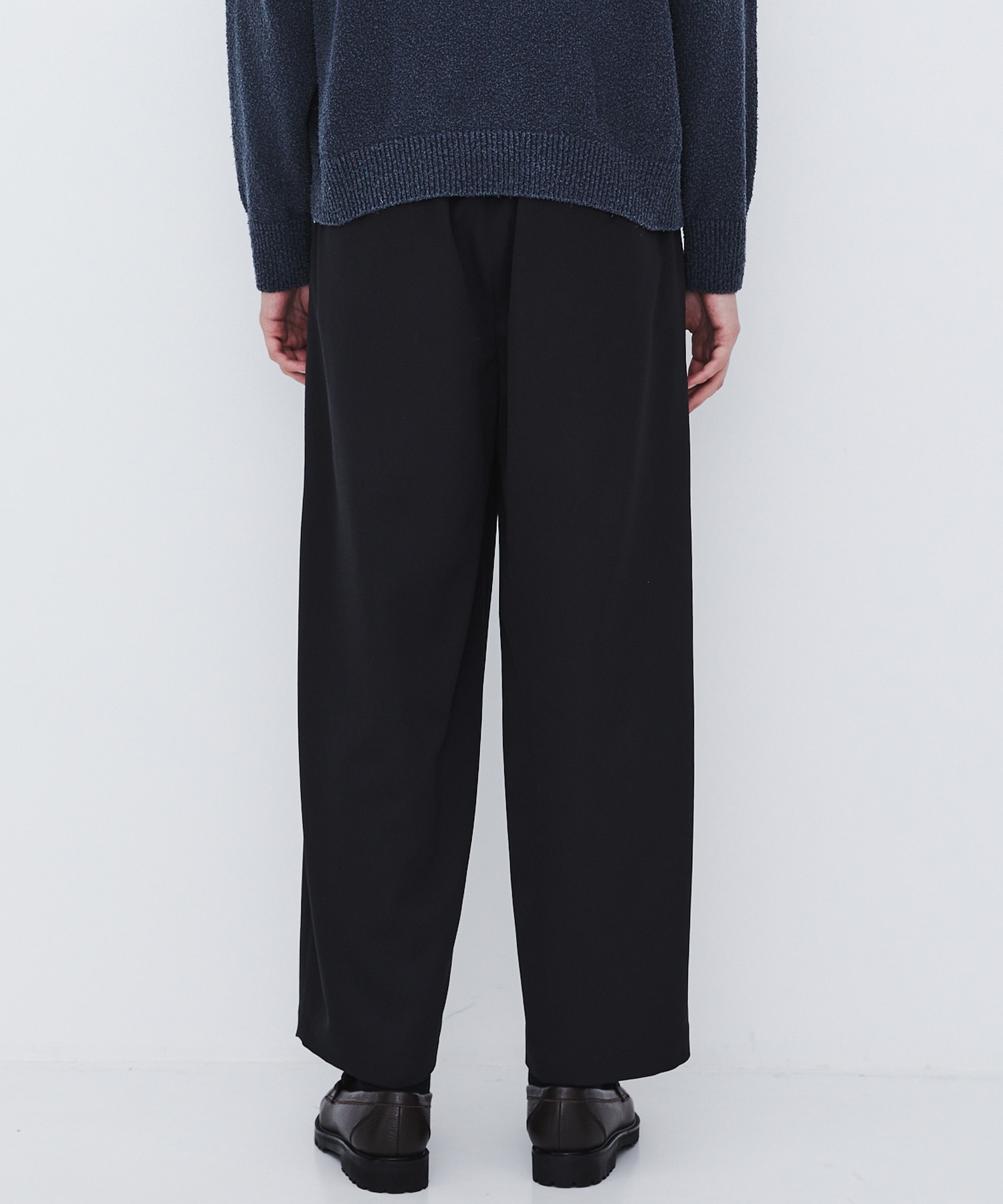 〈WEB先行販売〉超撥水 WOOL GABARDINE 2タックバレルパンツ