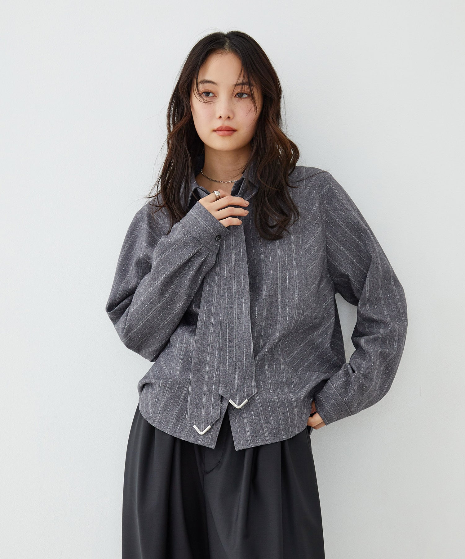 【再入荷】コーナーチップボウタイシャツ