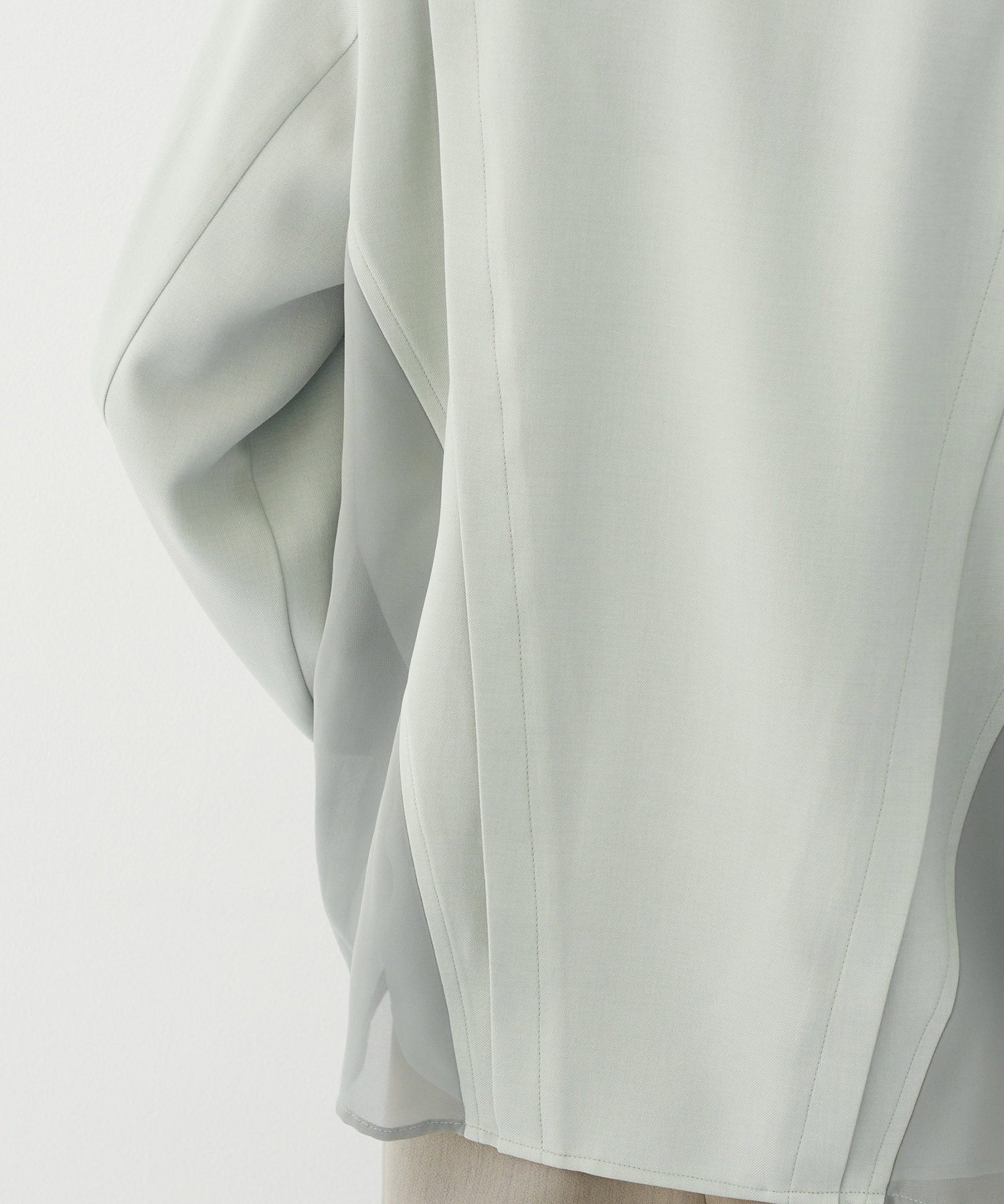 【限定30着｜WEB限定カラー】シアーレイヤーブラウス