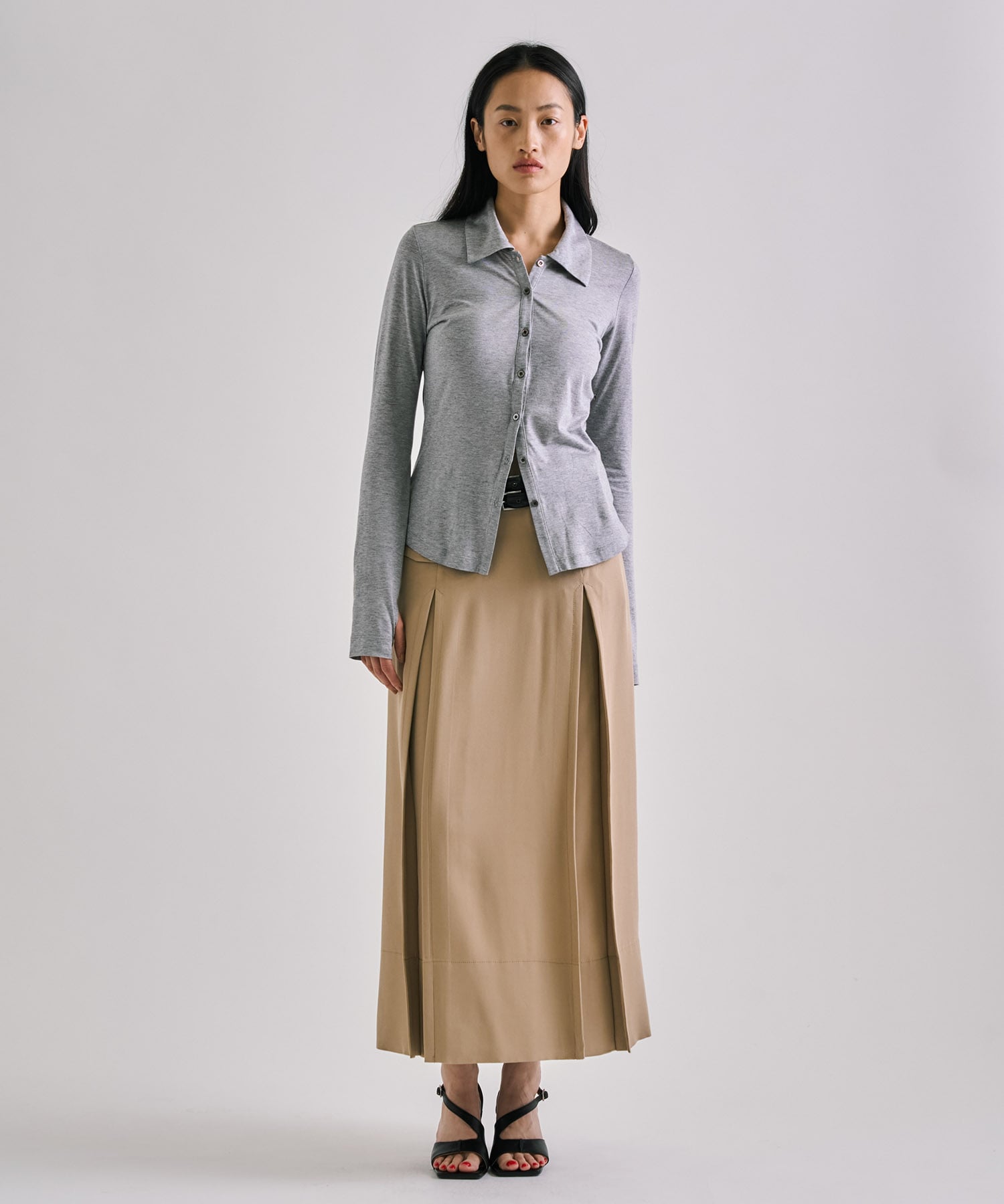 Halterneck Layered Polo