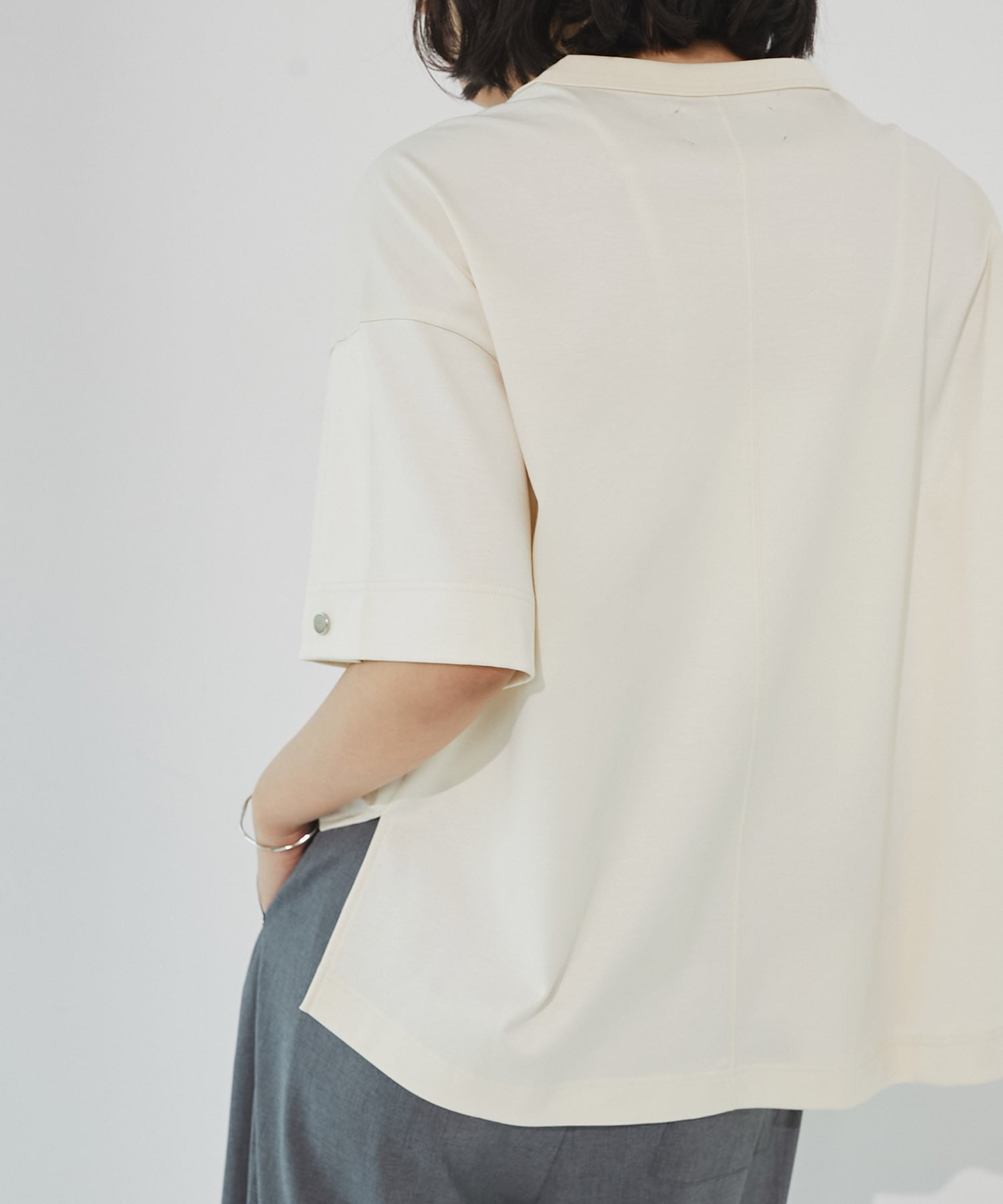 [ 洗える ] プリントオーバーサイズデザインTシャツ　シルケット CITY TOKYO（シティトウキョウ）の「オーバーサイズシルケットT