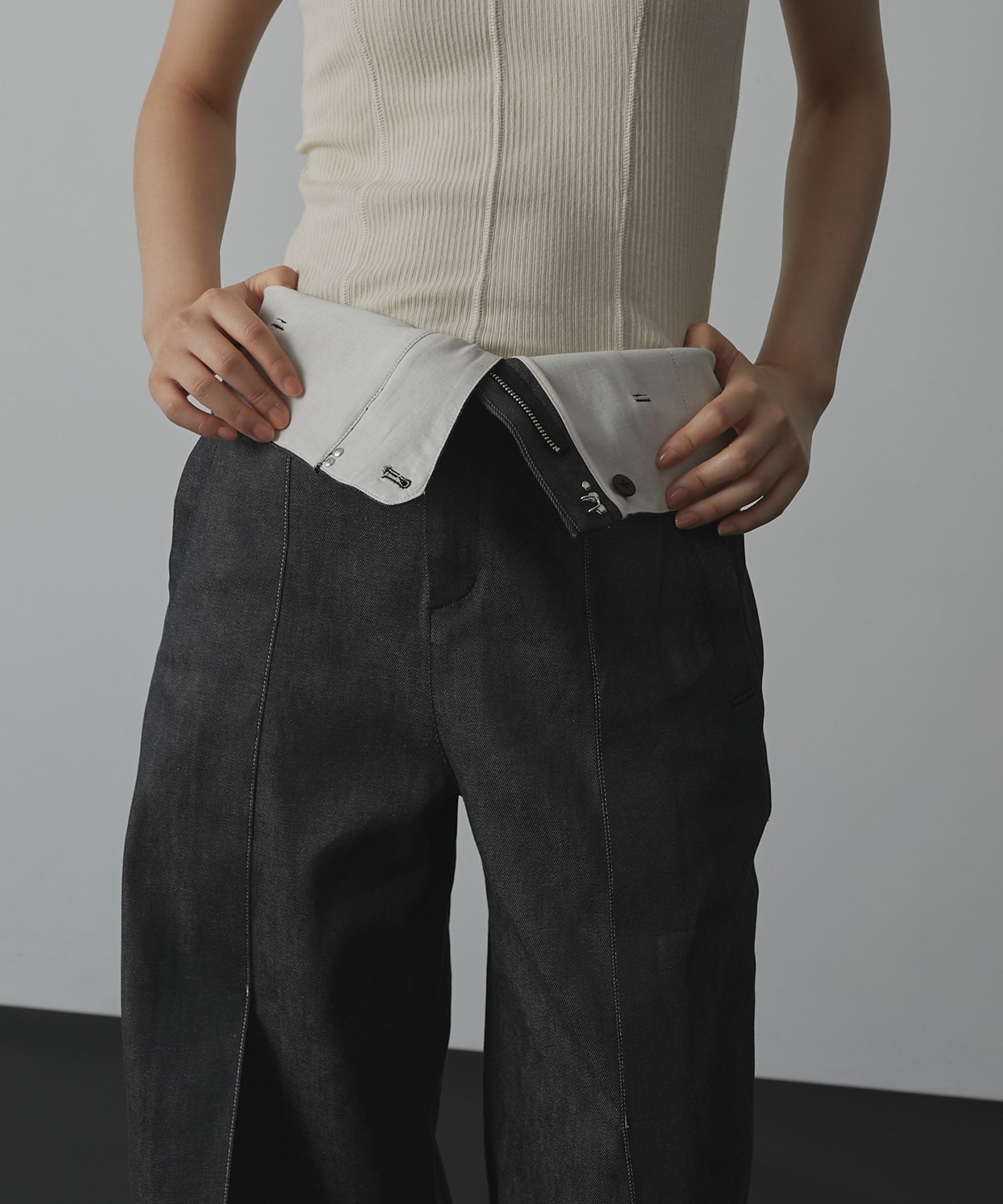 〈残りわずか〉2way Waist Stretch Jeans