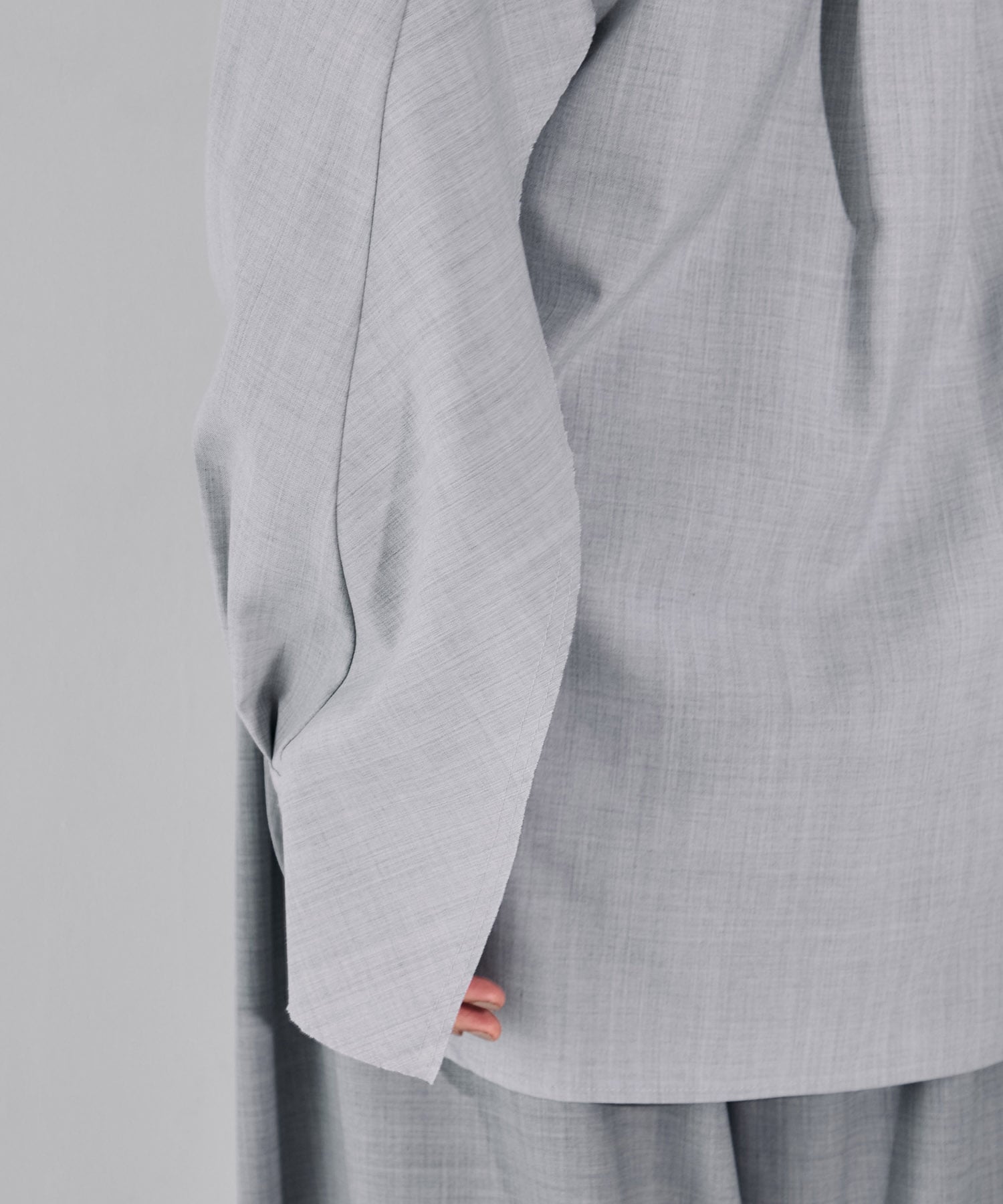 Belted Cape Detail Shirt