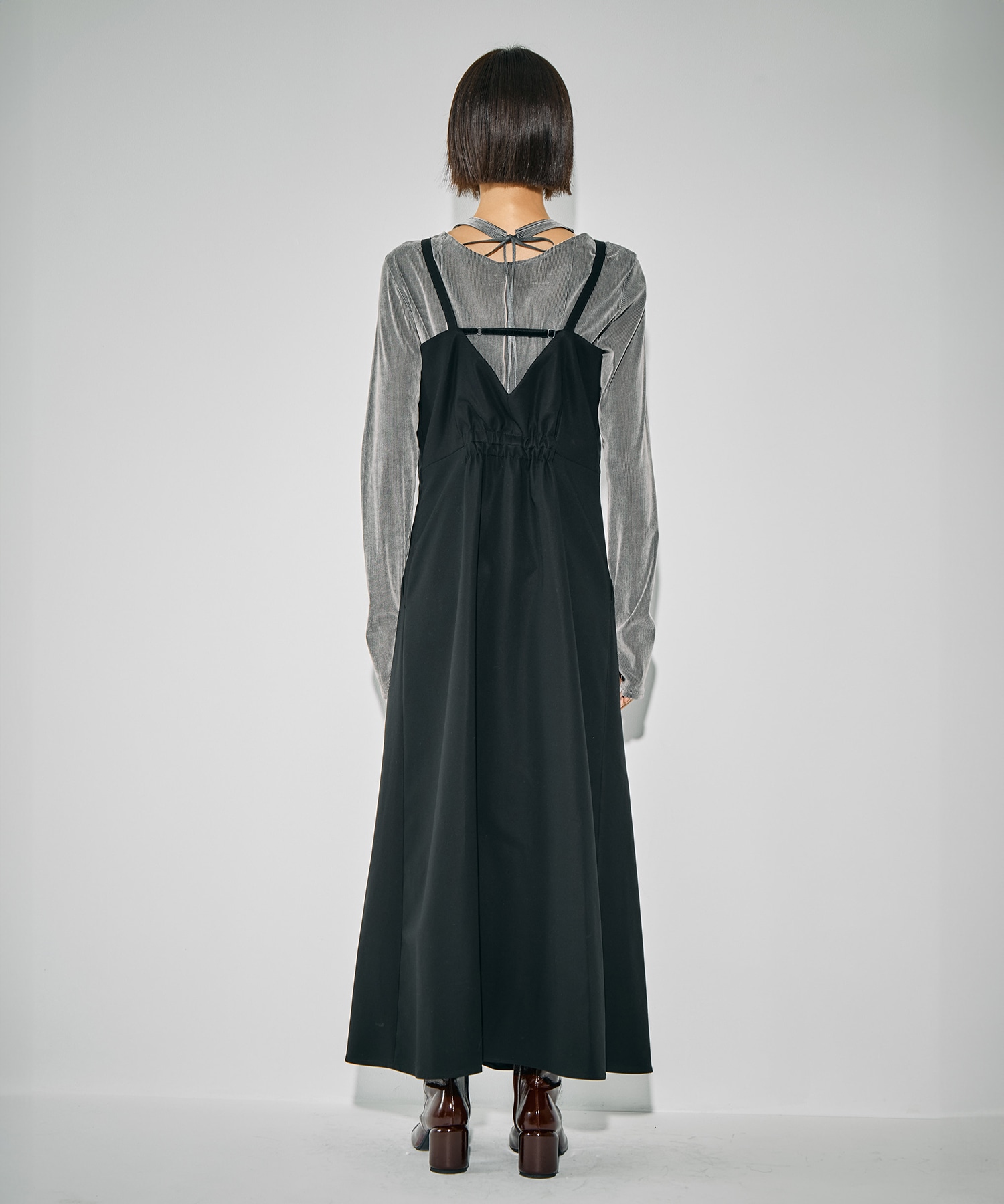 シェイプタックキャミワンピース