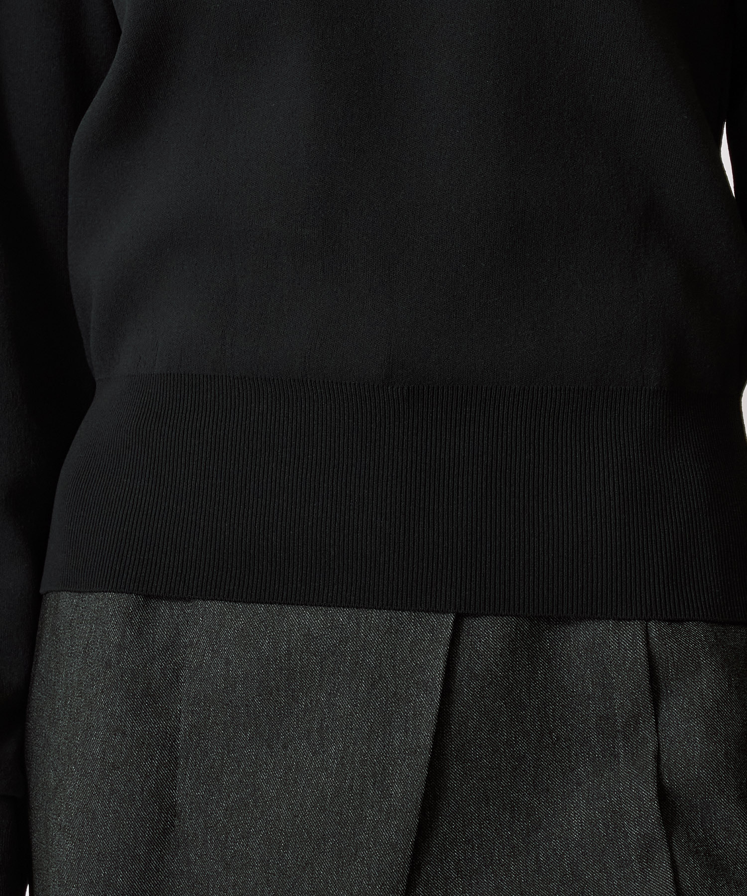 ショルダータックニットトップス