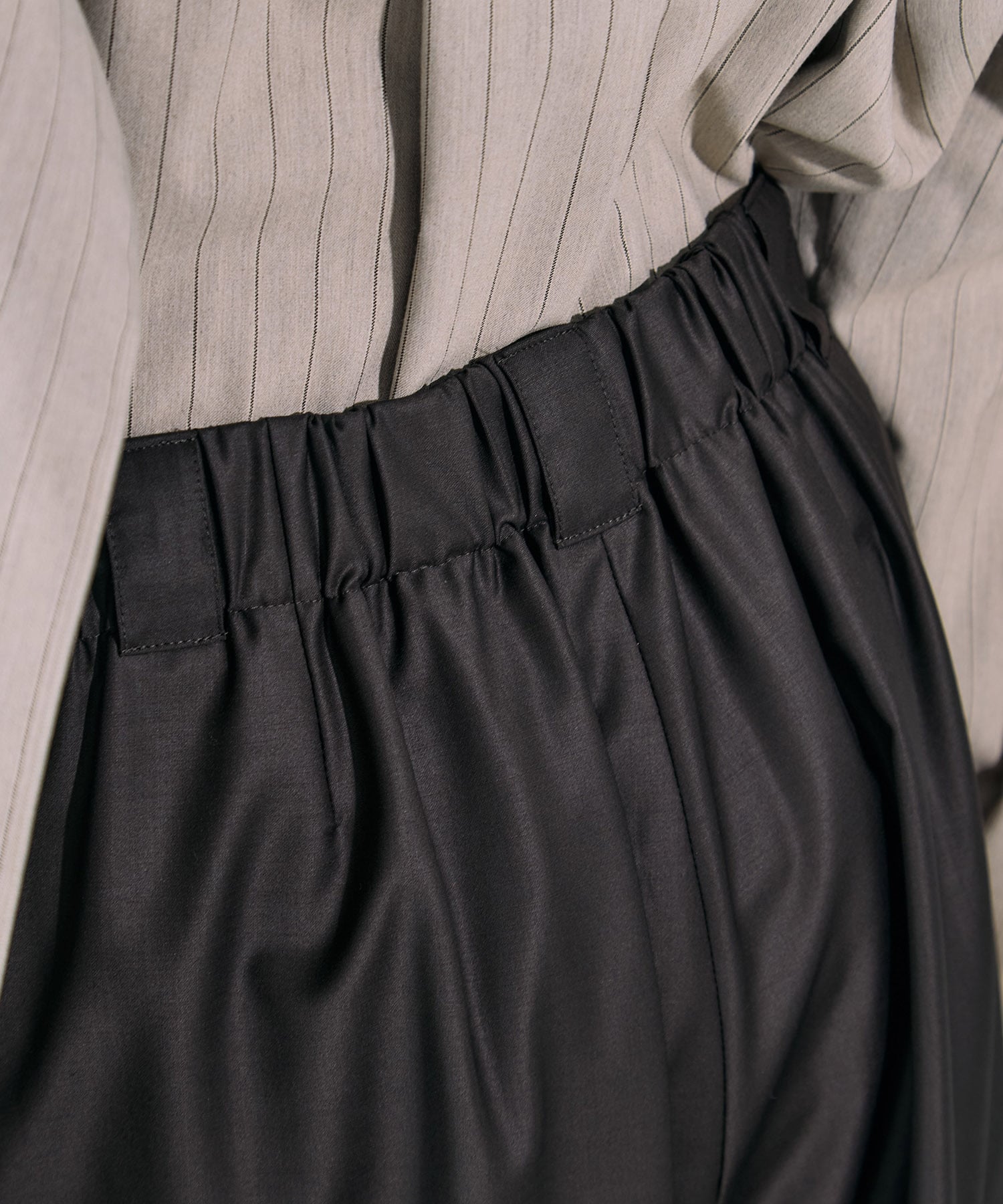 Super120s Wool Relax Trousers