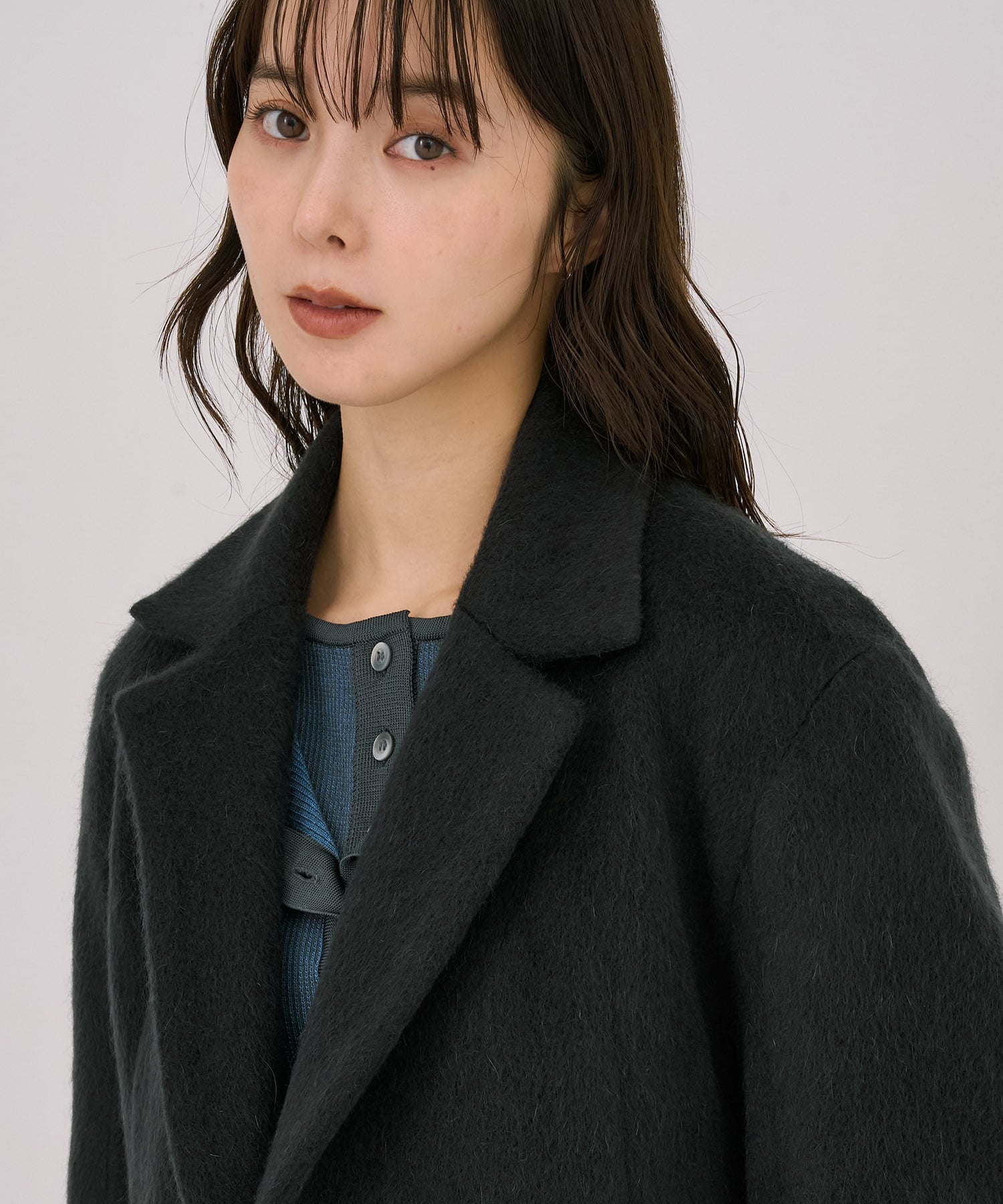 シャギーオーバージャケット