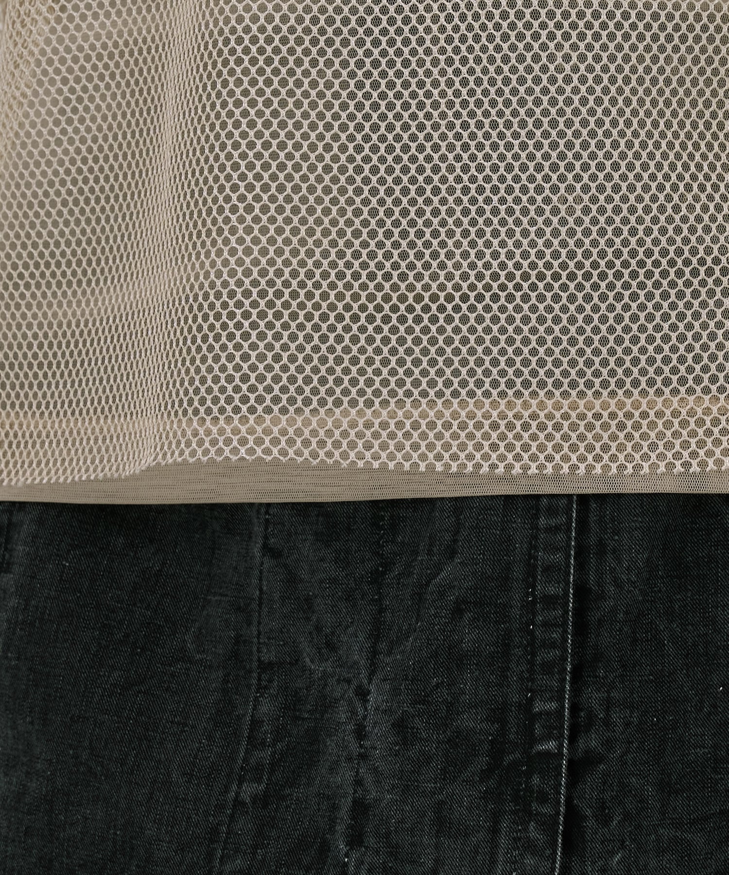 Lame Mesh & Tule Top