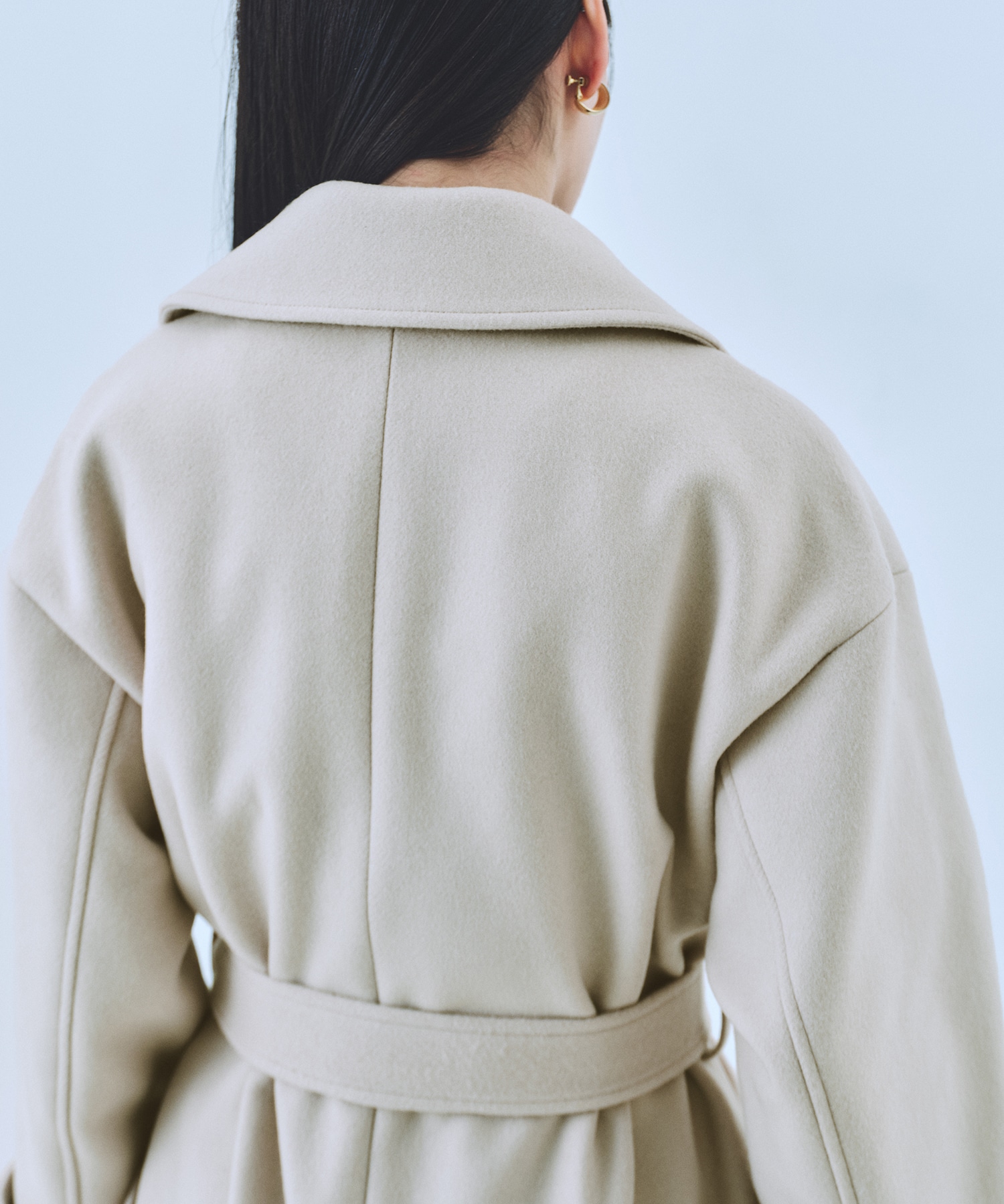 SUPER140ビッグカラーコート(1 IVORY): : ウィメンズ｜UNITED TOKYO