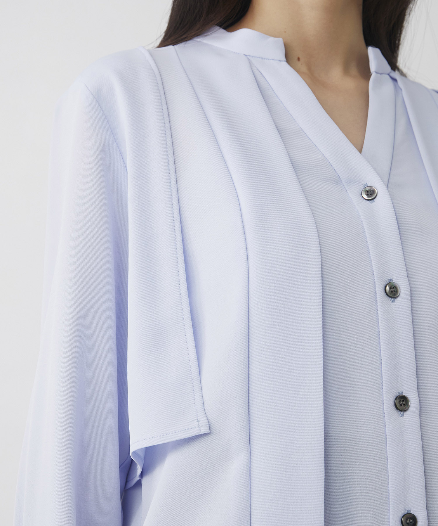 【WEB限定】レイヤードバイカラーブラウス