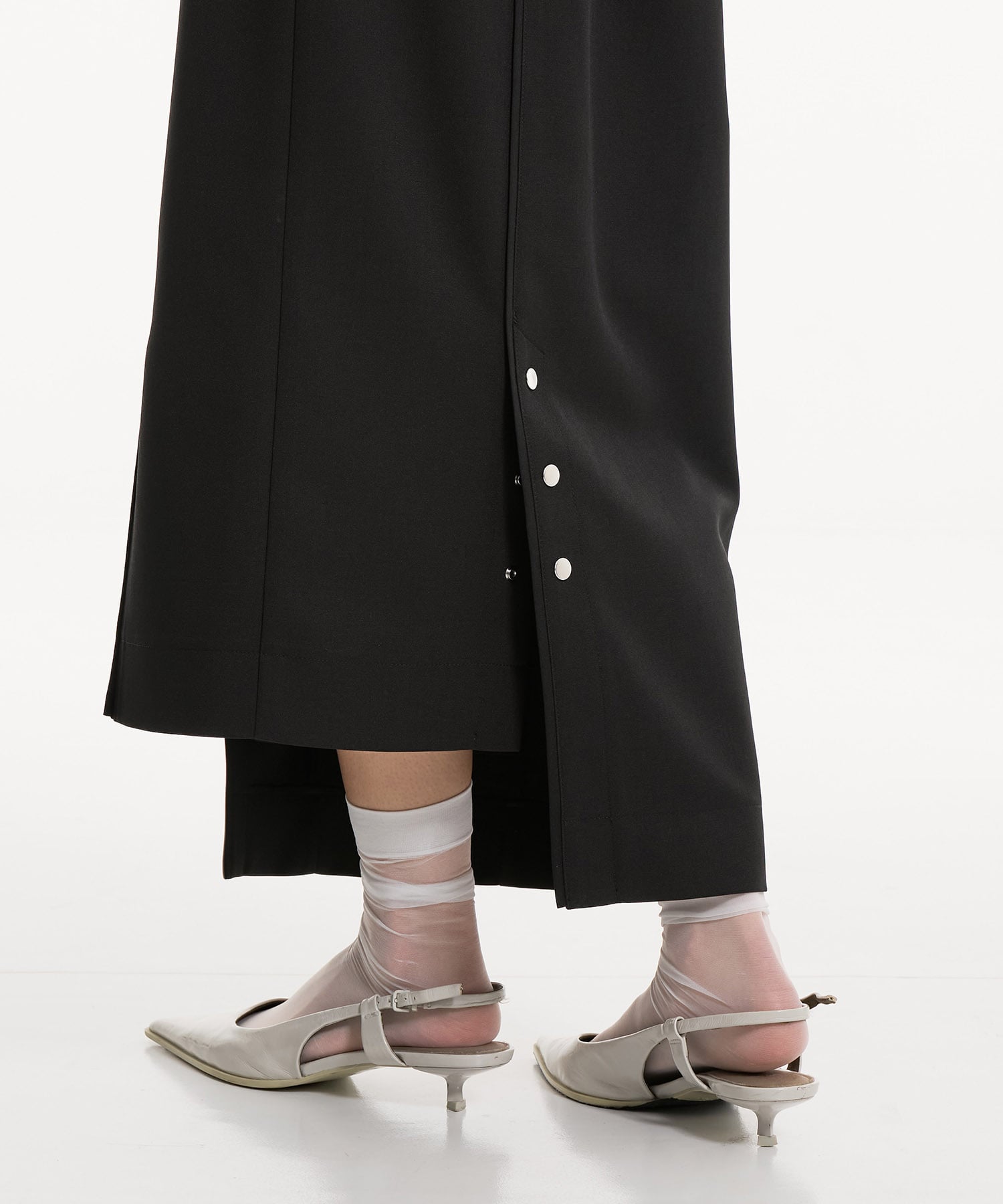 バイカラーアシメタイトスカート