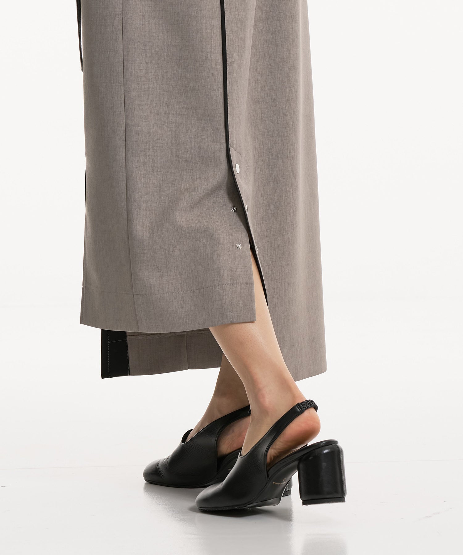 バイカラーアシメタイトスカート