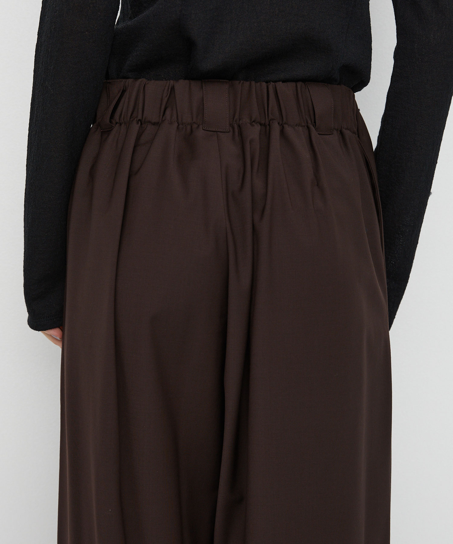 Super120s Wool Relax Trousers