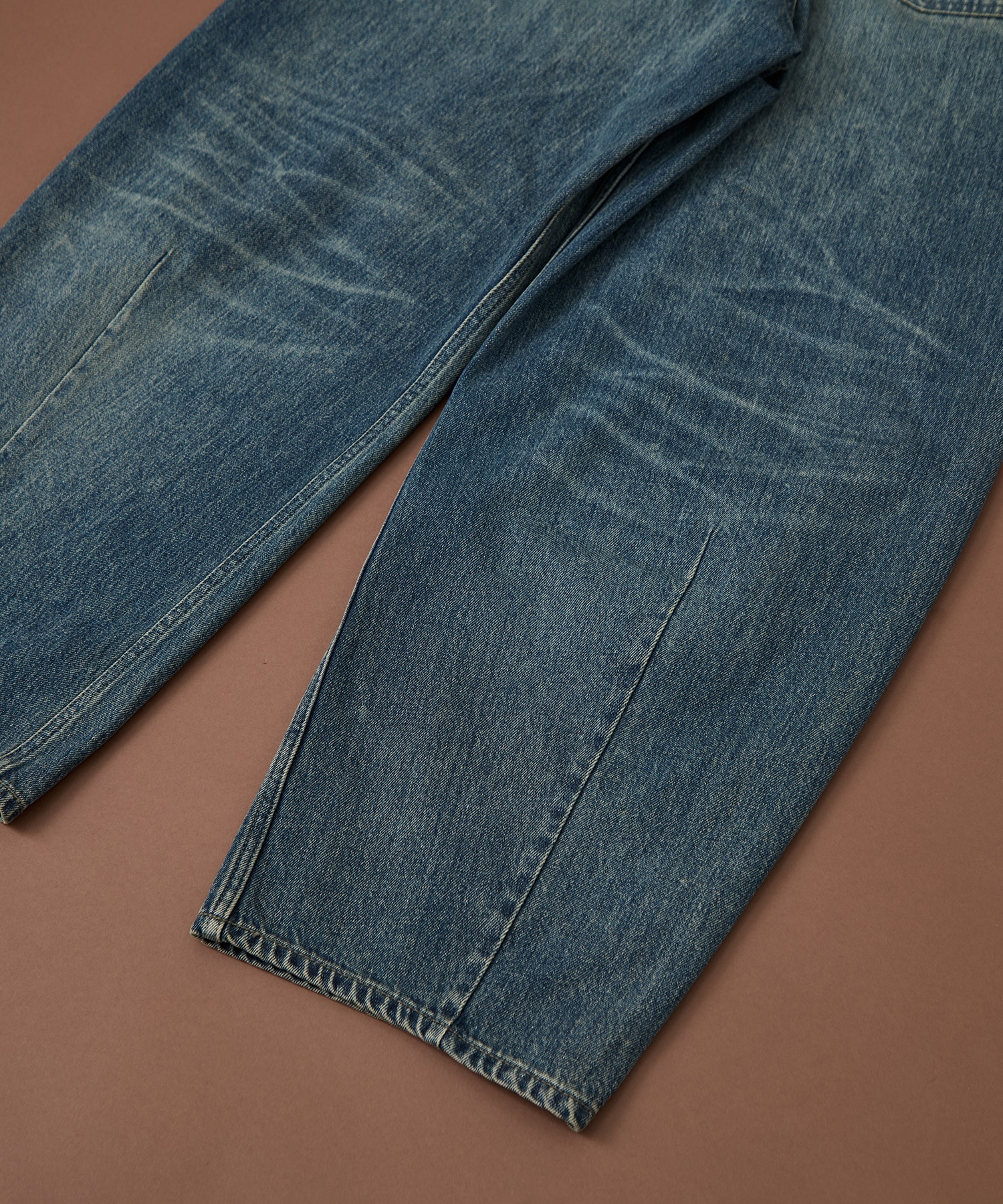 オーバーダイバレルデニムパンツ