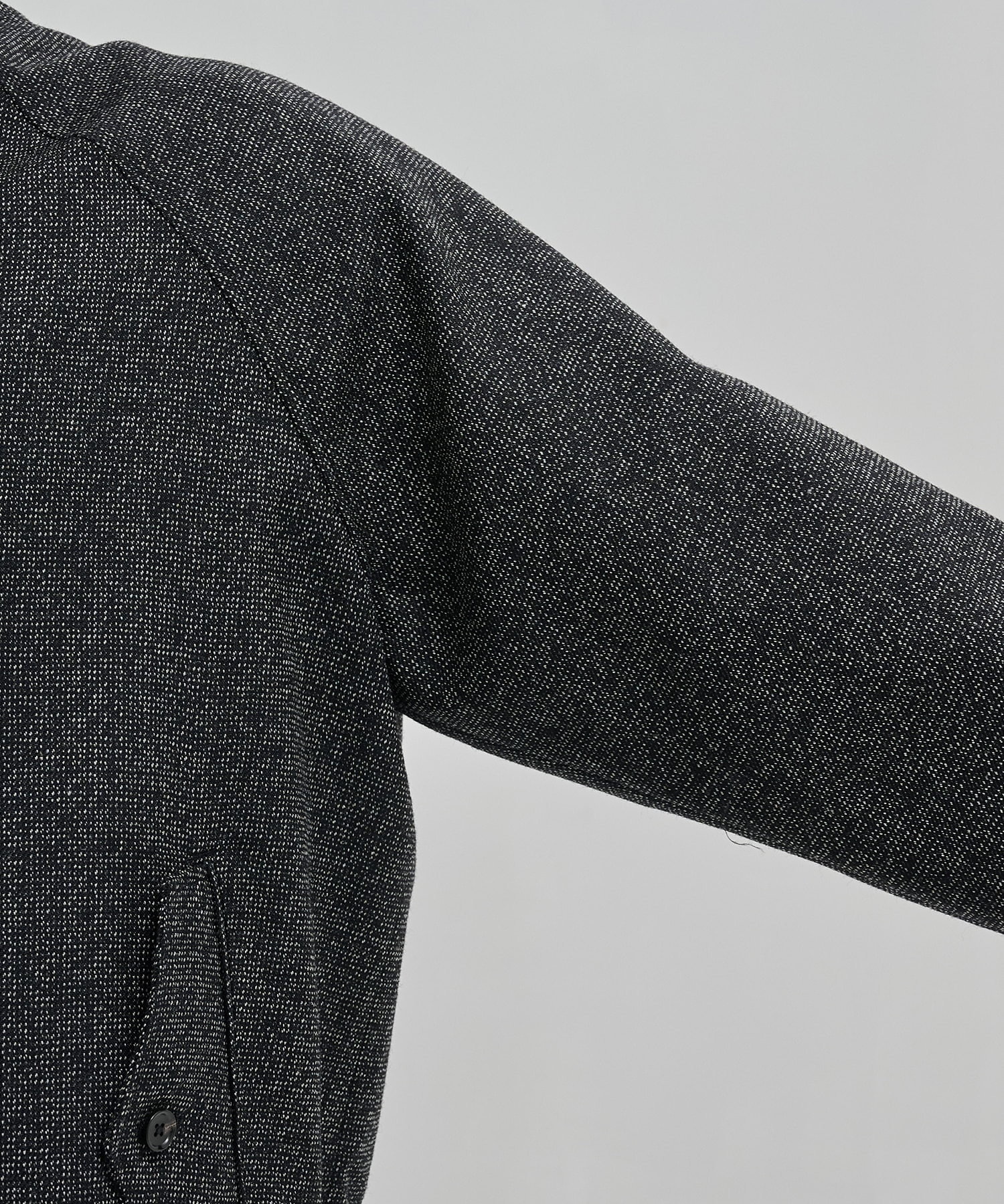 シェットランドウール ハリントンジャケット