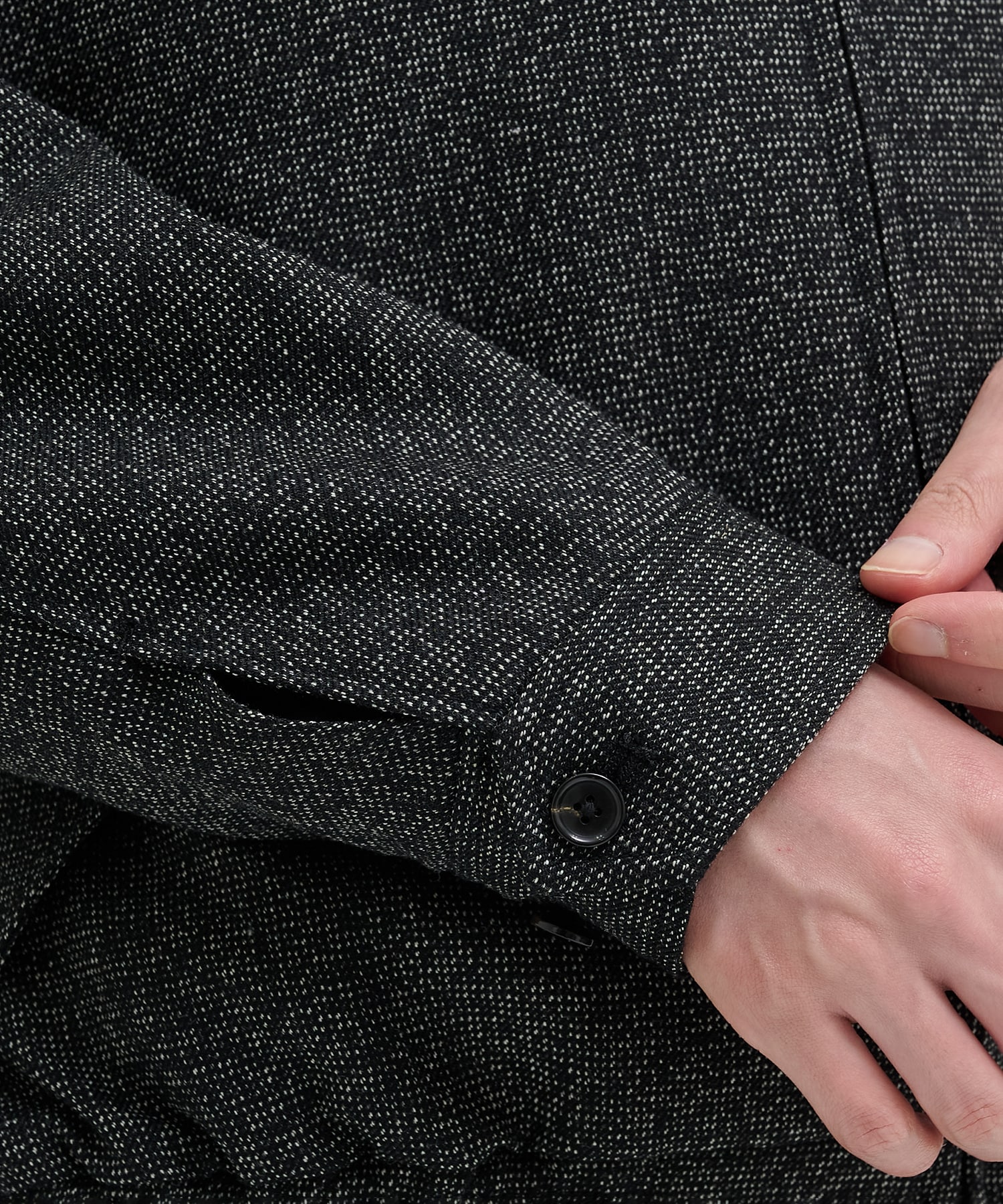 シェットランドウール ハリントンジャケット