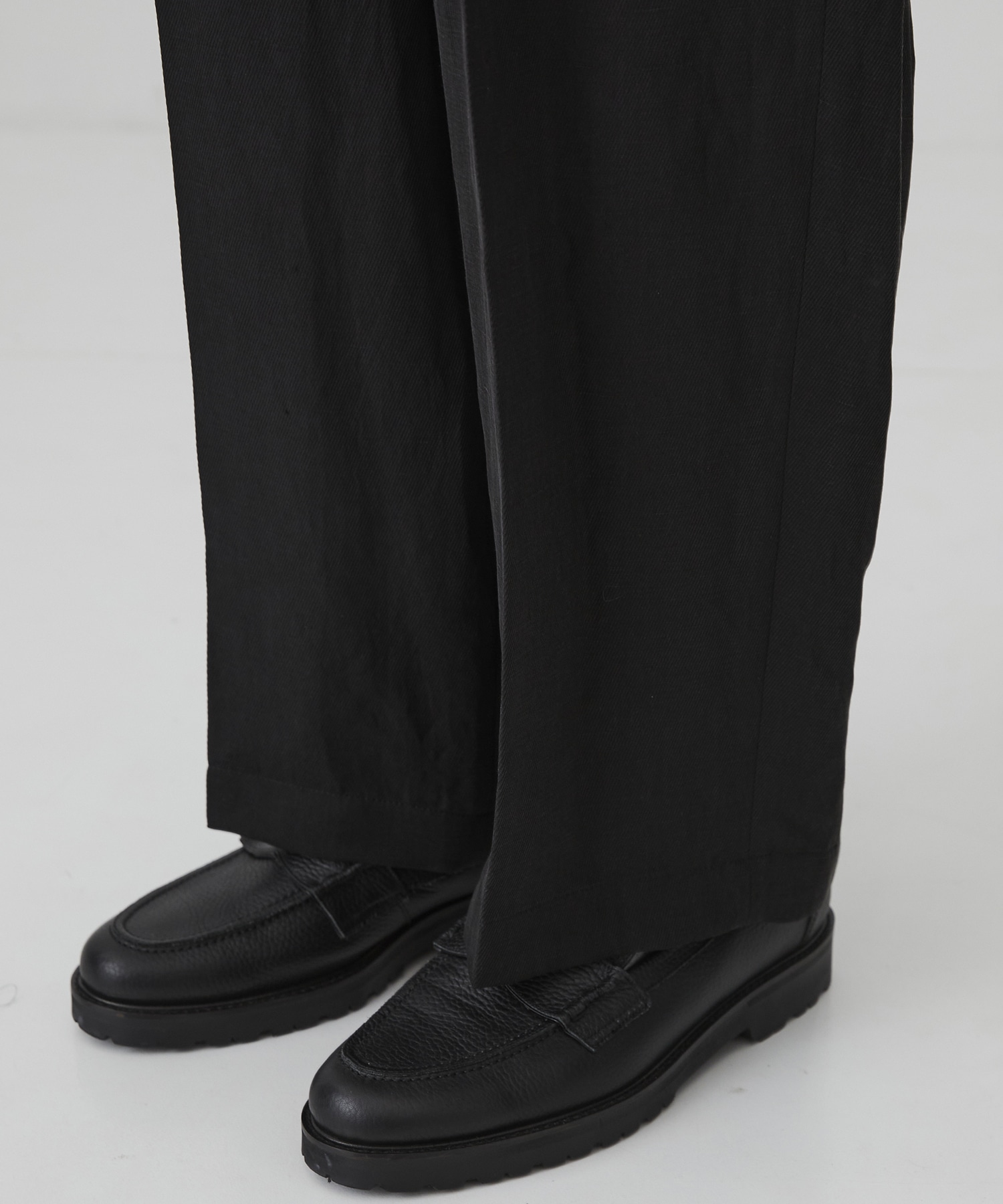 VINTAGE SILK LINEN 3タックスラックス