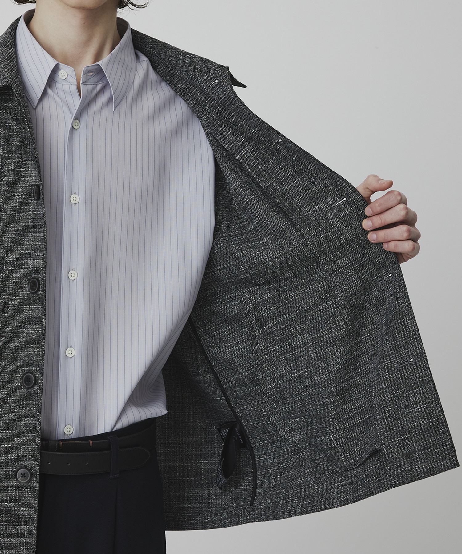 〈2026SS〉Slab Tweed カバーオール