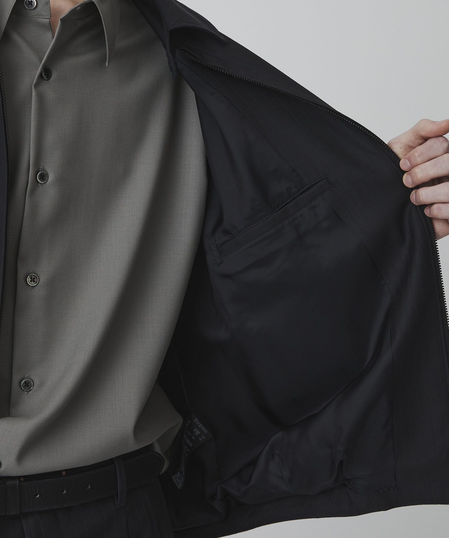 〈2026SS〉RWS CHUBUT WOOL バルーンジップブルゾン