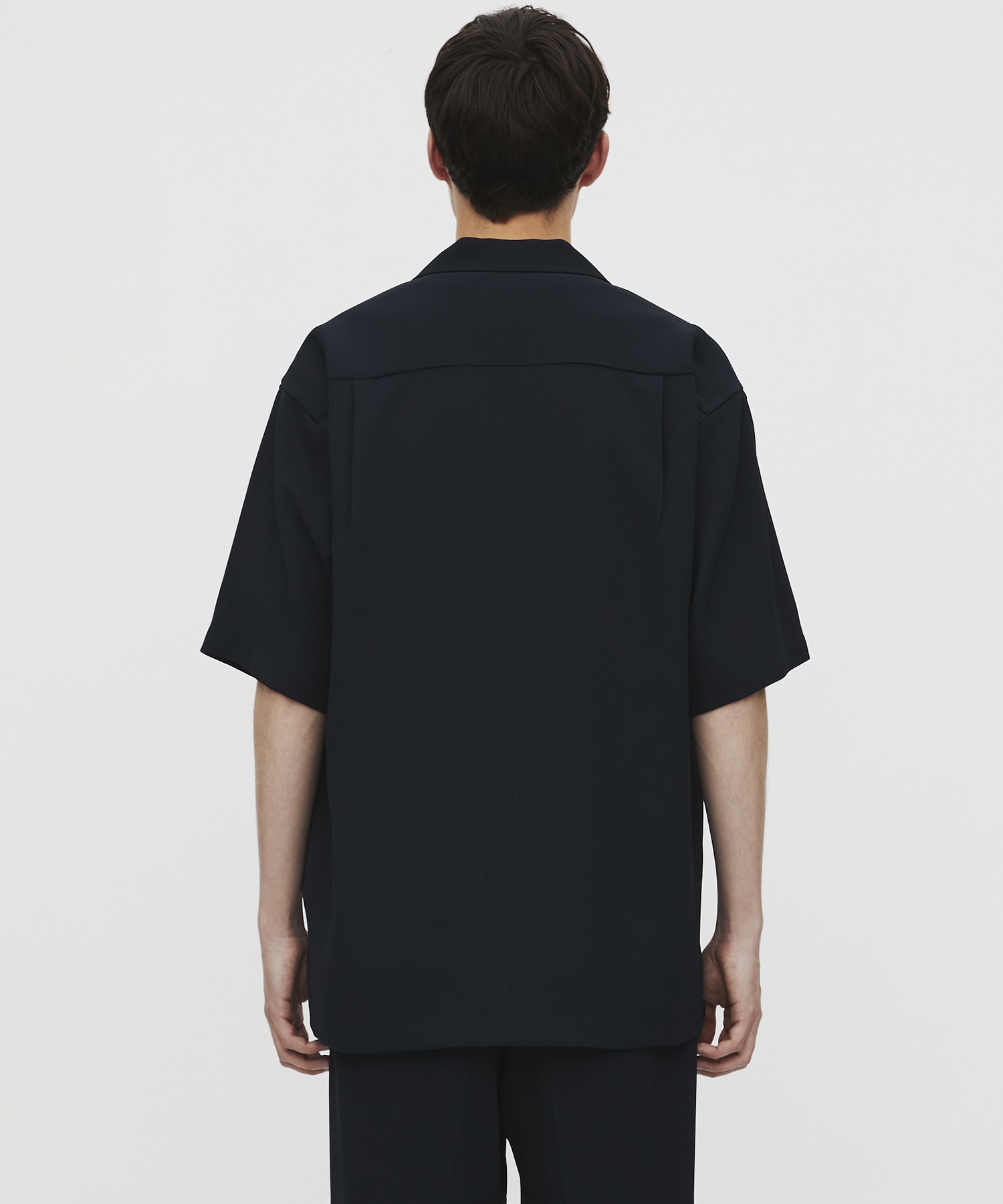 COLD DRY PLEATS オープンカラーシャツ
