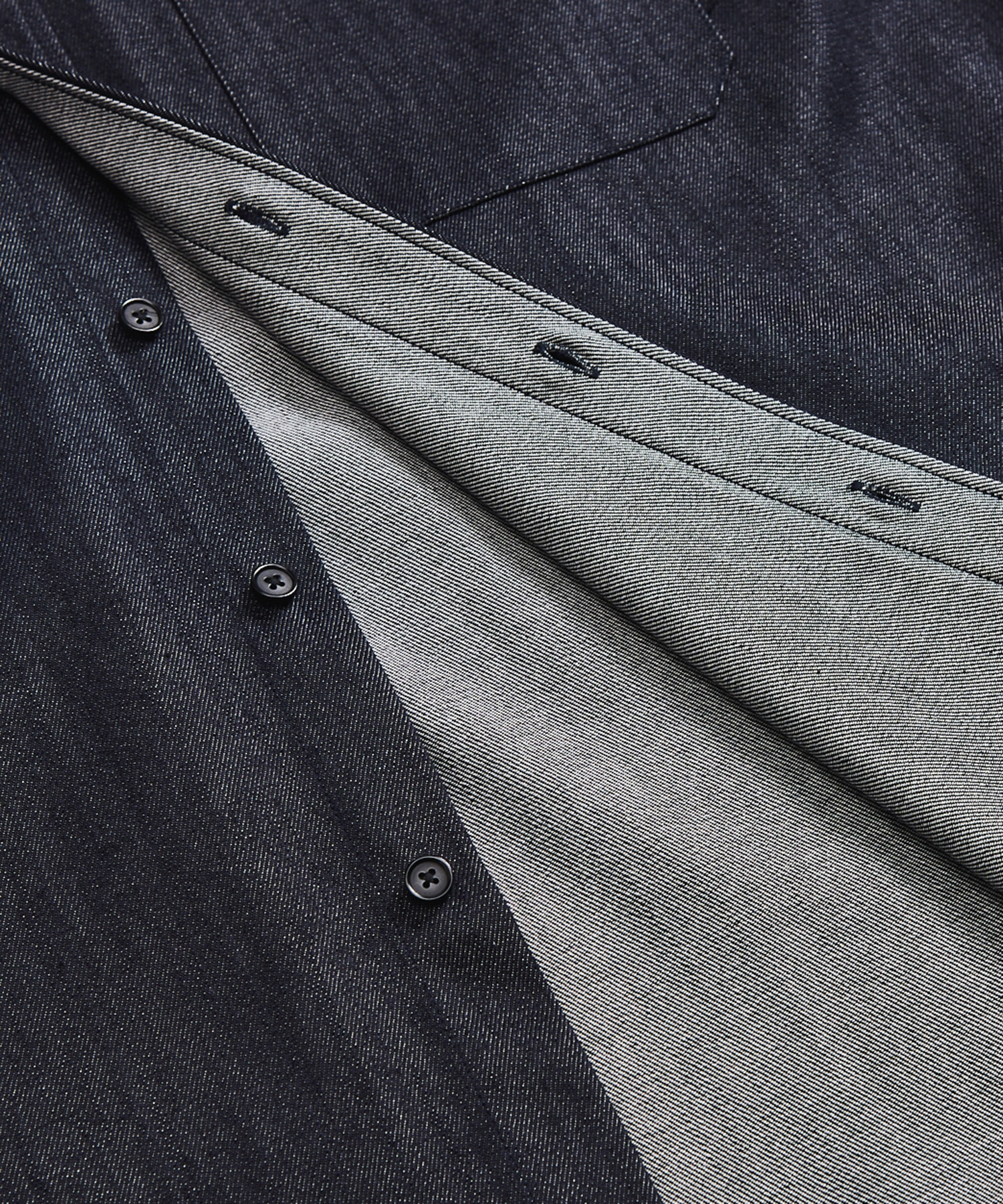 〈数量限定〉SILK DENIM RELAX SHIRT