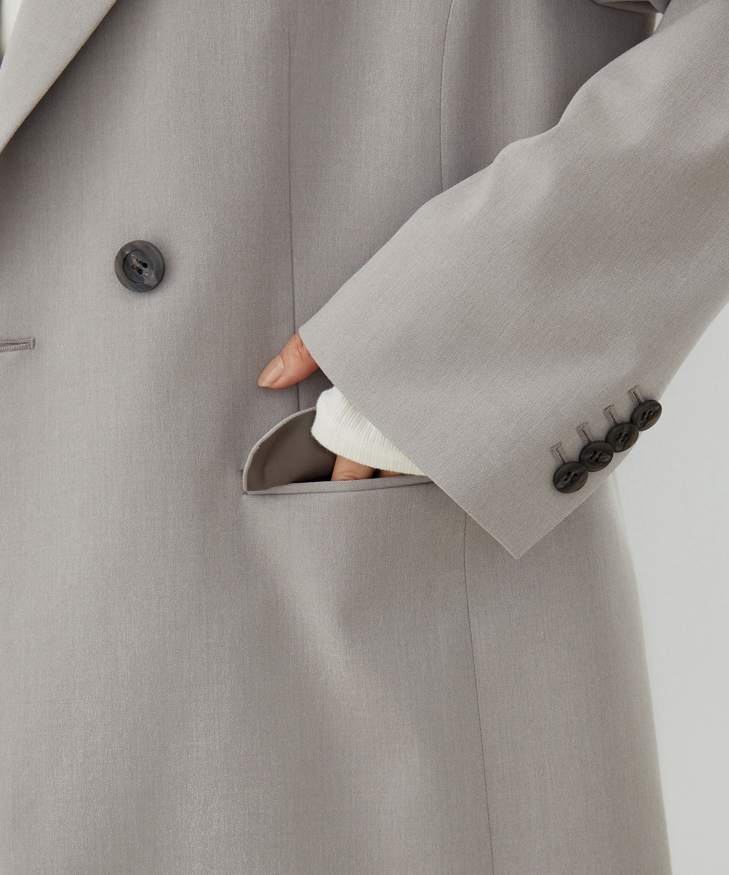 【セットアップ対応】アシメストリングテーラードジャケット