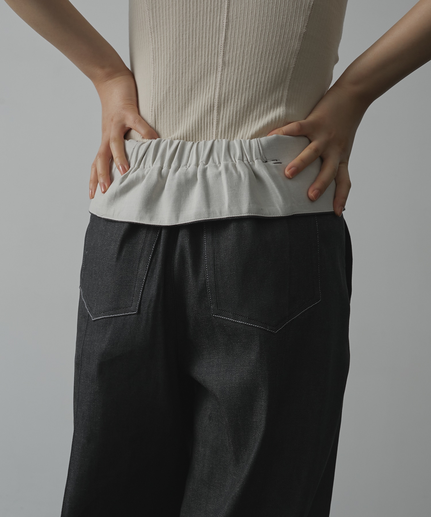 2way Waist Stretch Jeans