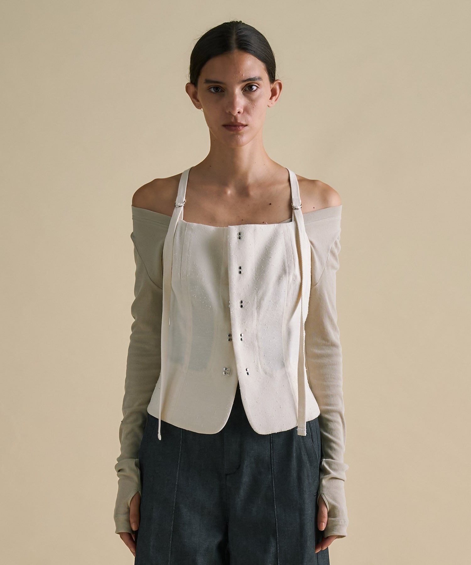 Vintage Nep Camisole Bustier