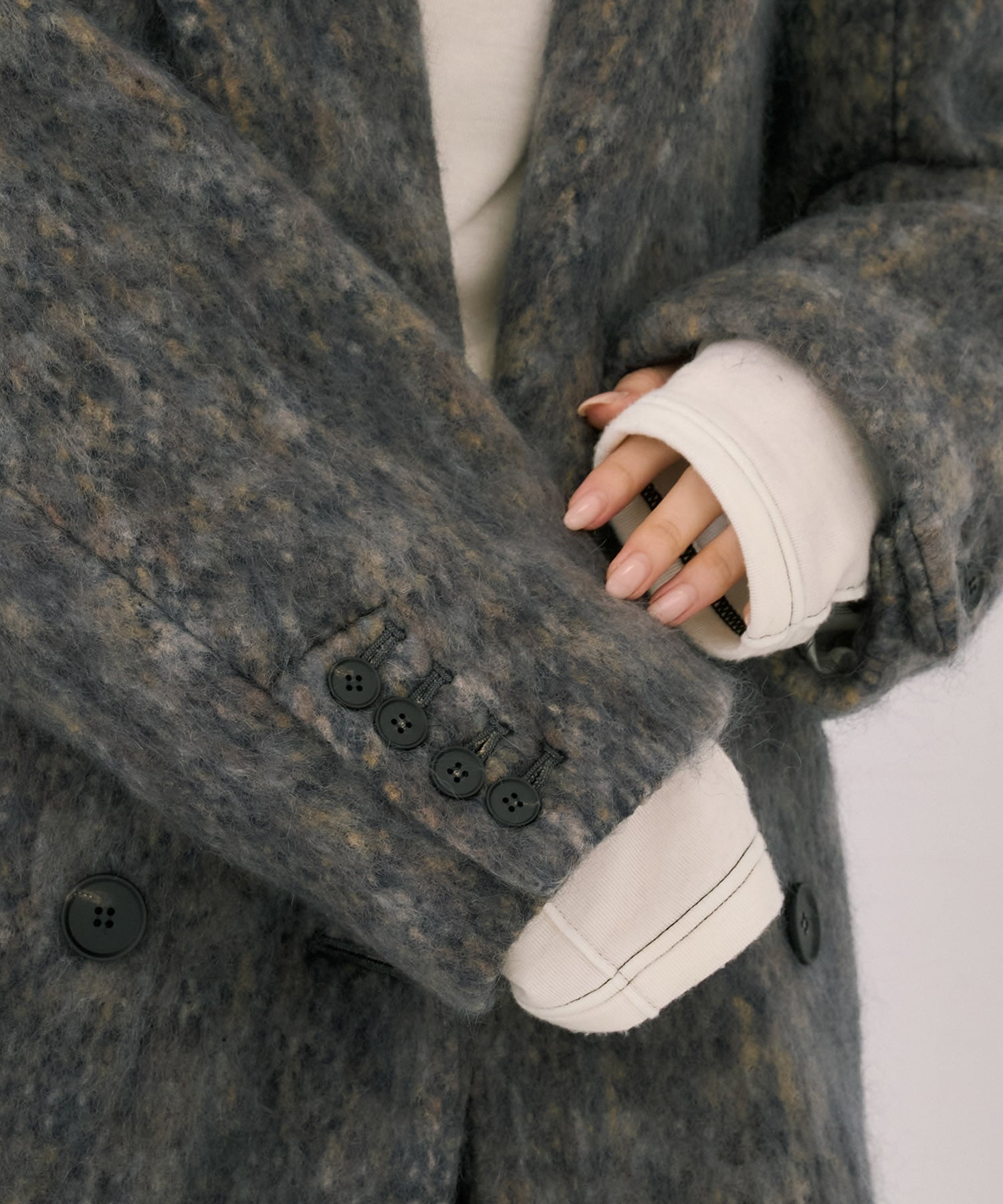 シャギーオーバージャケット