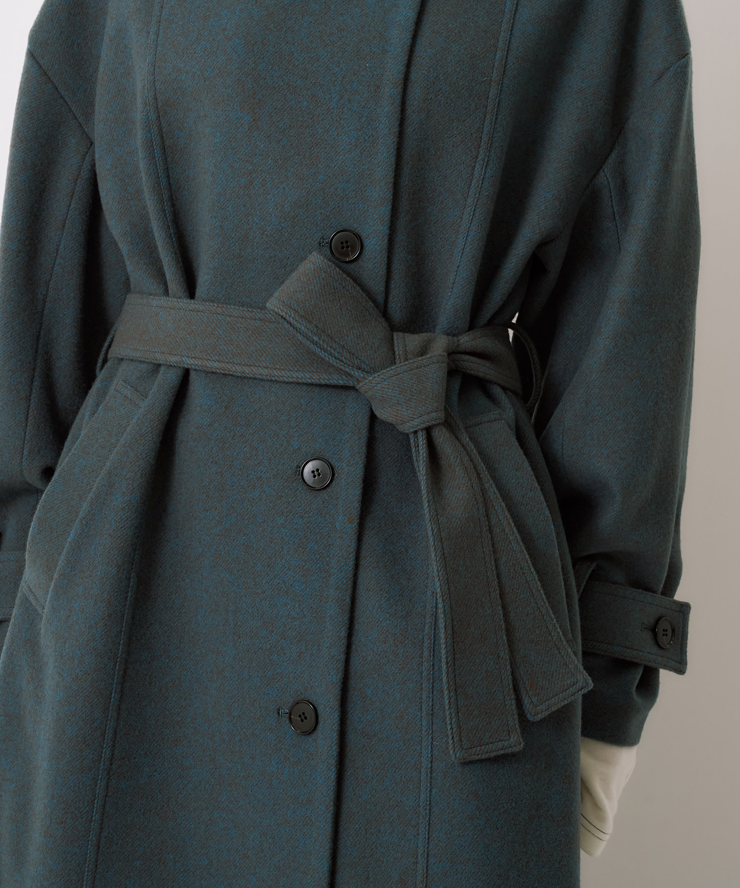 【WEB先行予約受付】スタンドカラーロングコート