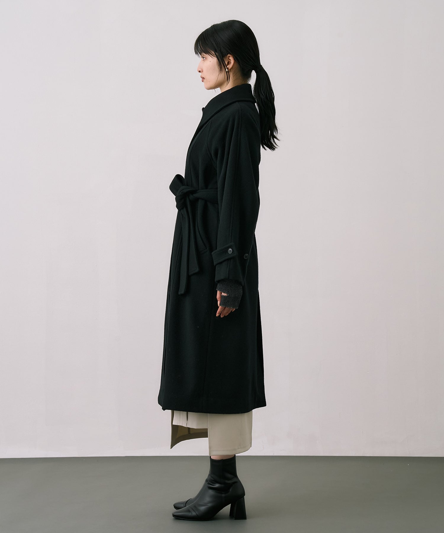 〈最終入荷〉【WEB限定】2wayウールロングコート