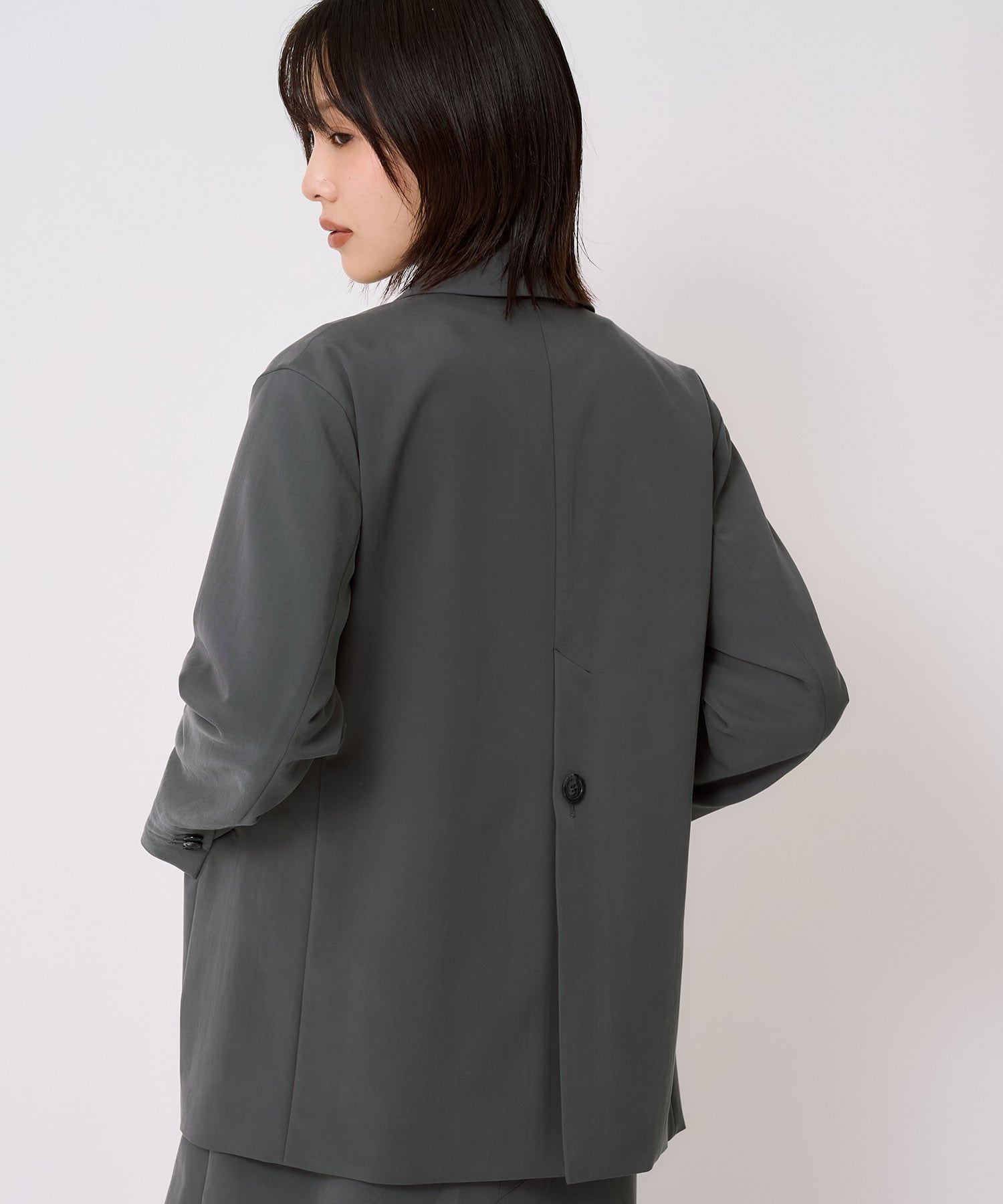 【セットアップ】フィブリルテーラードジャケット