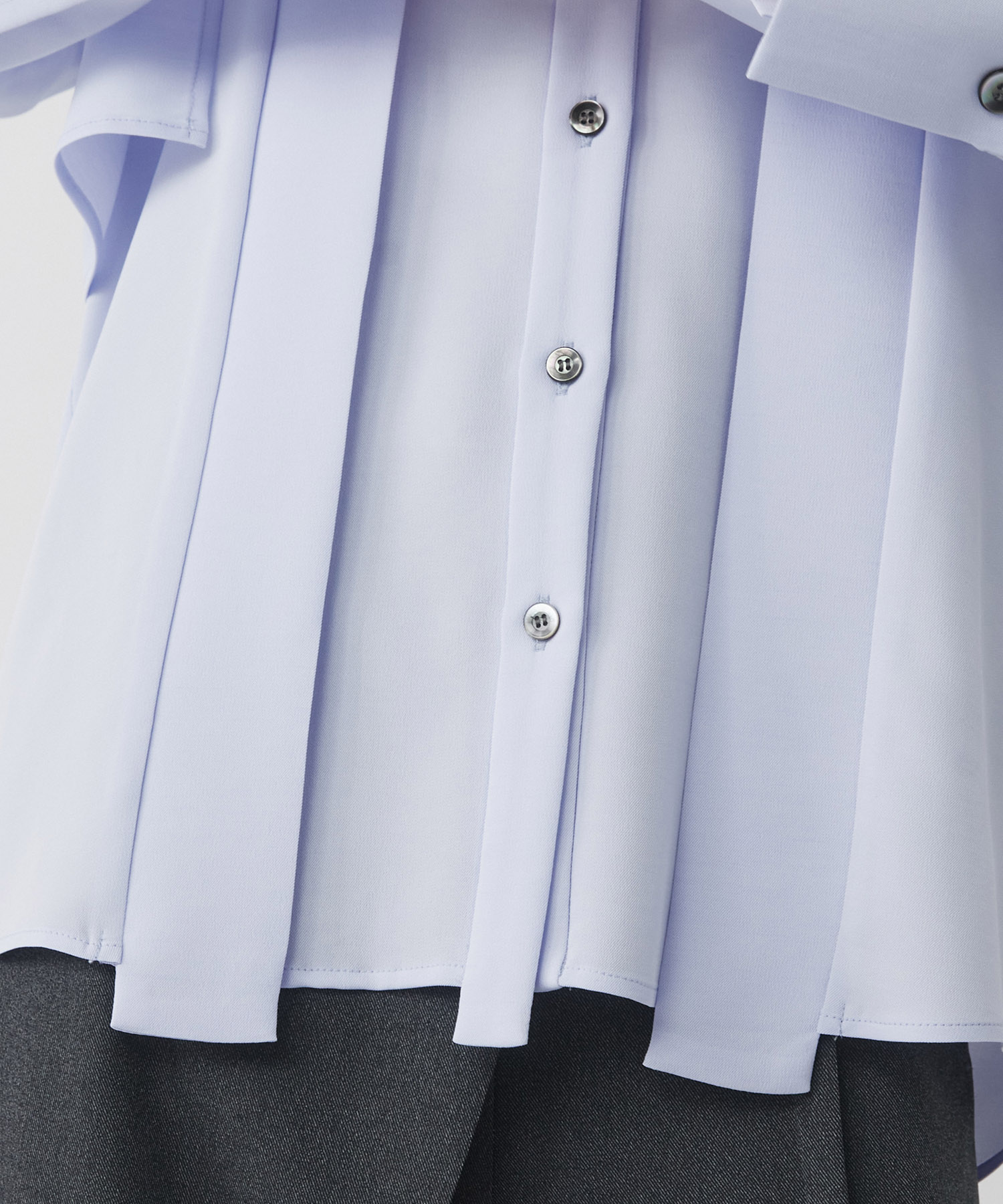 【WEB限定】レイヤードバイカラーブラウス