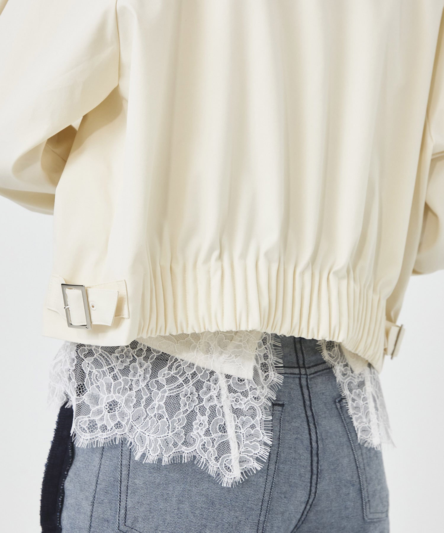 ゴムタックギャザーブルゾン