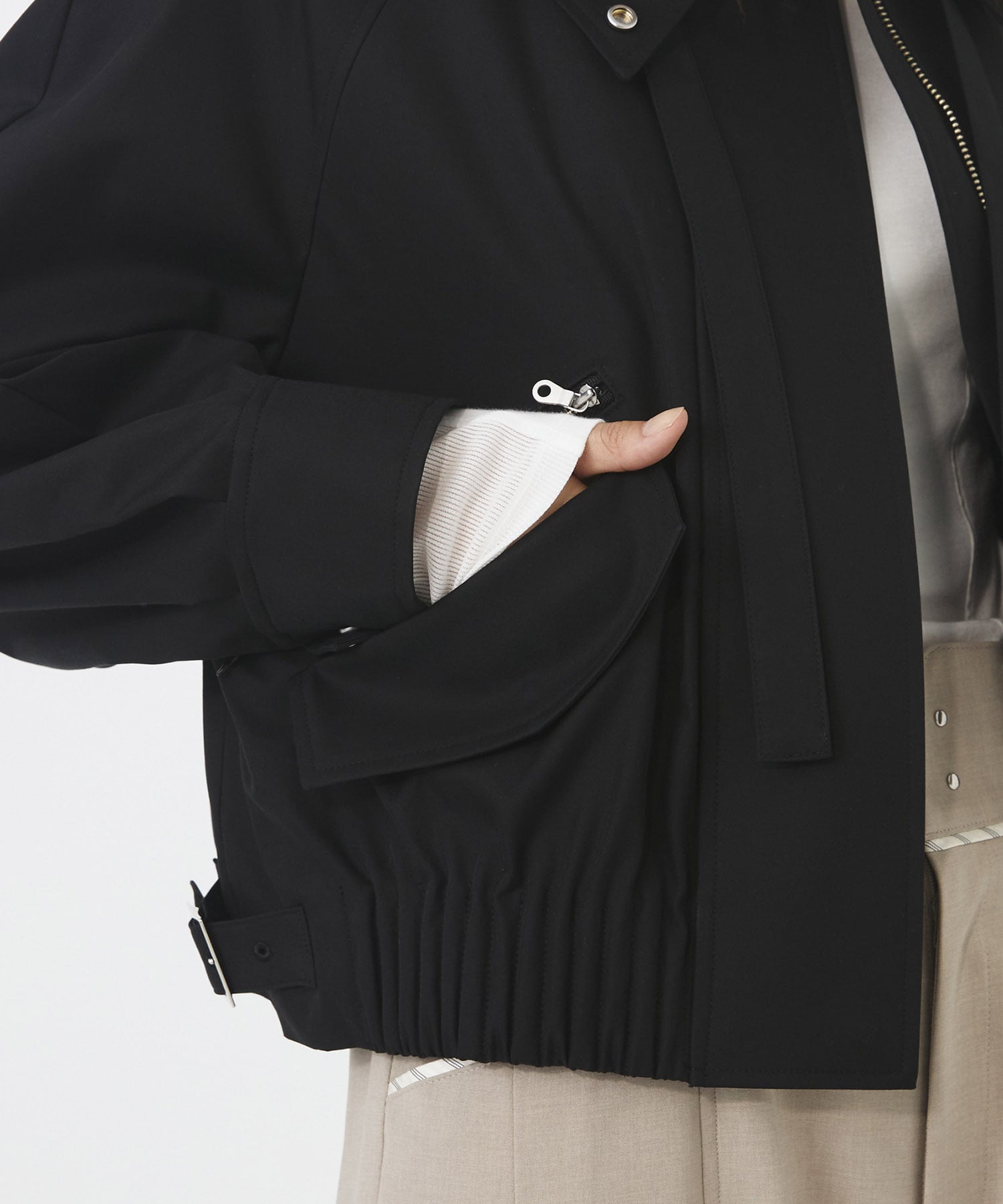 ゴムタックギャザーブルゾン