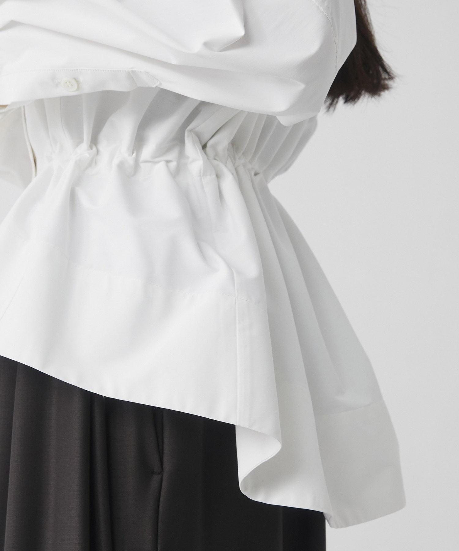 スタンドカラーシャツブルゾン