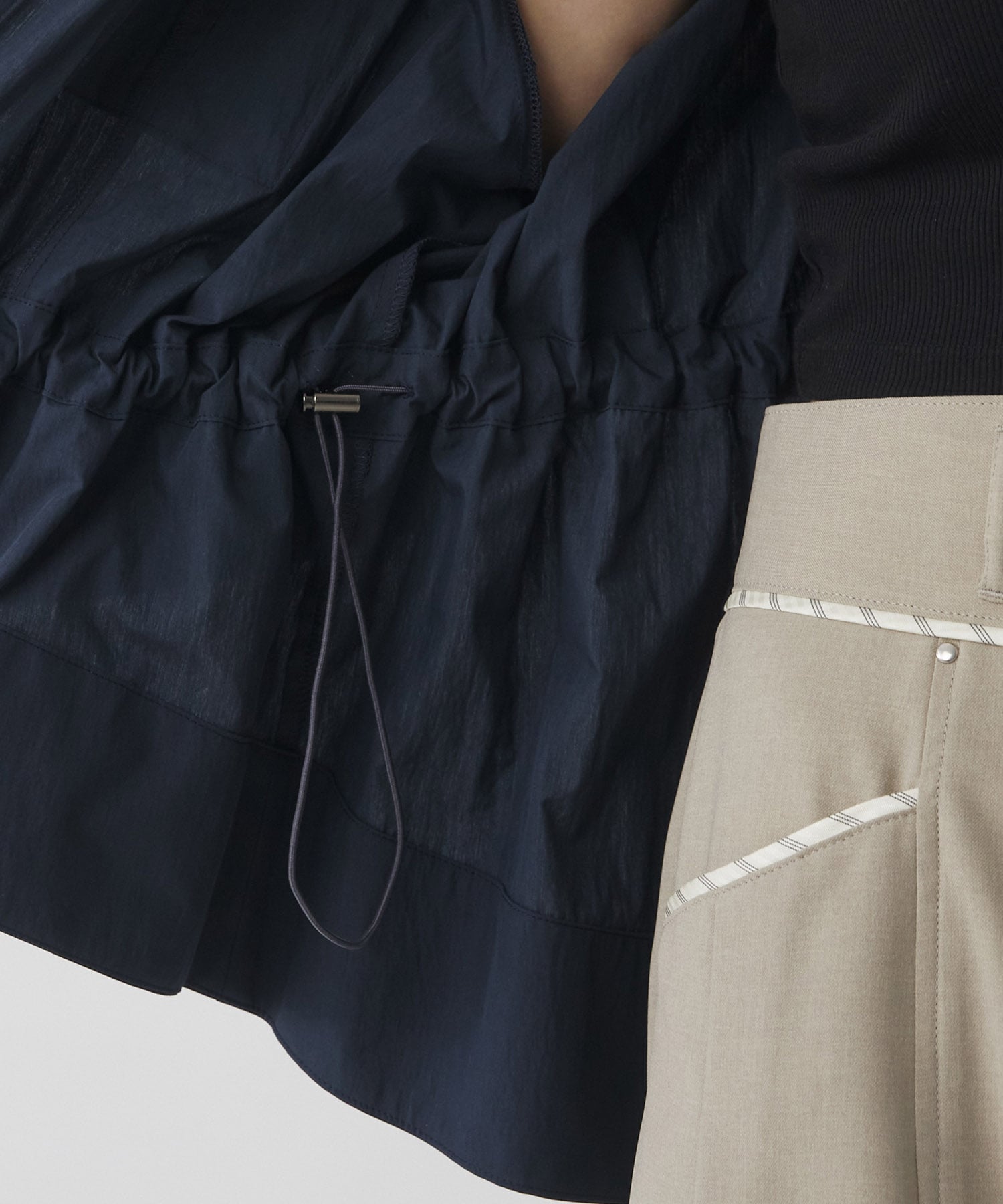 スタンドカラーシャツブルゾン