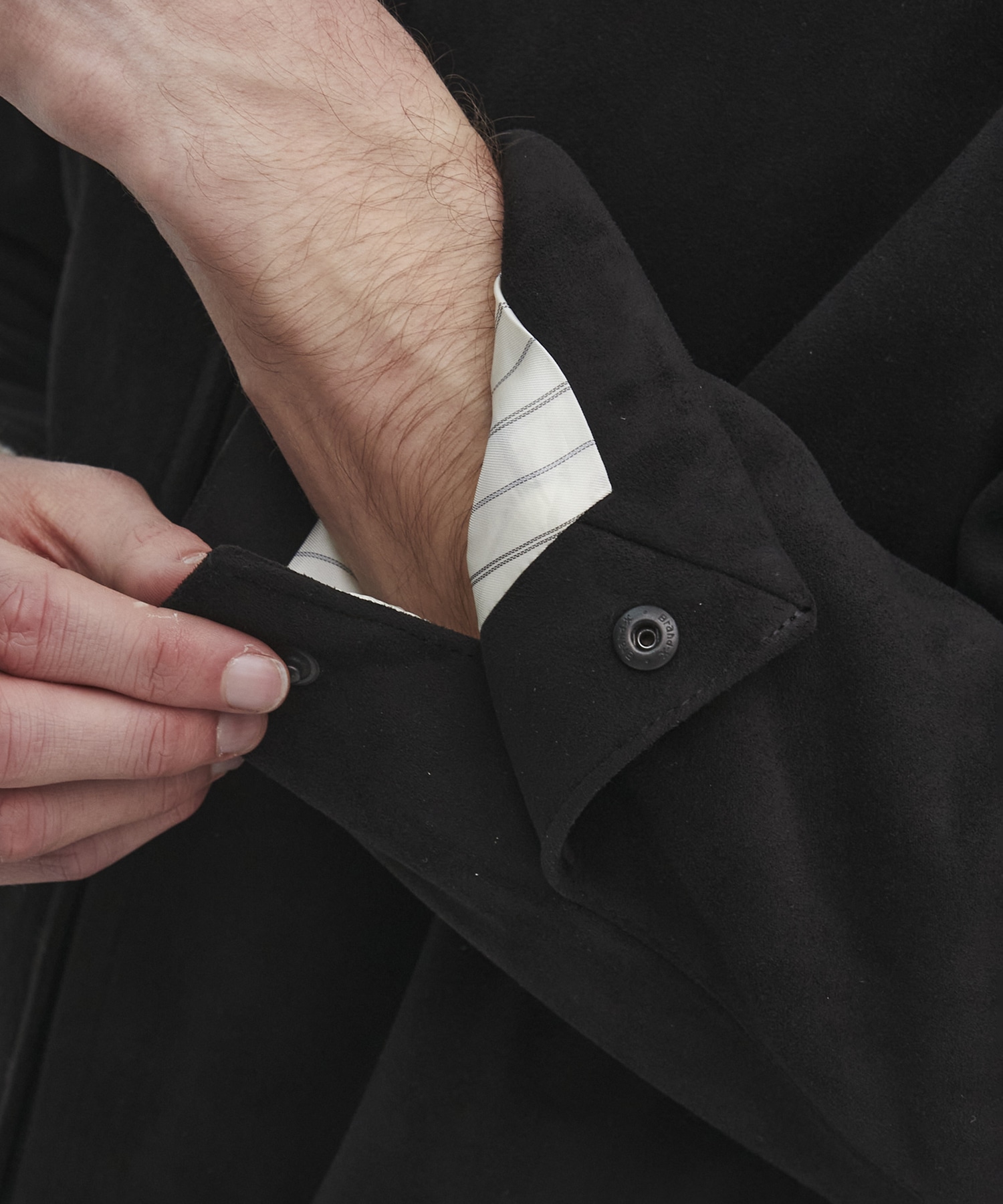 〈2026SS｜残りわずか｜再入荷なし〉LEATHER TEX SUEDE HARRINGTON JACKET