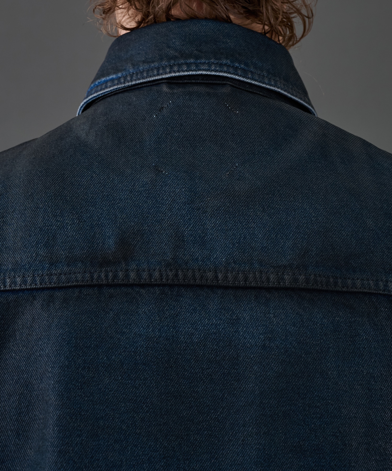 コーティングデニムカバーオール