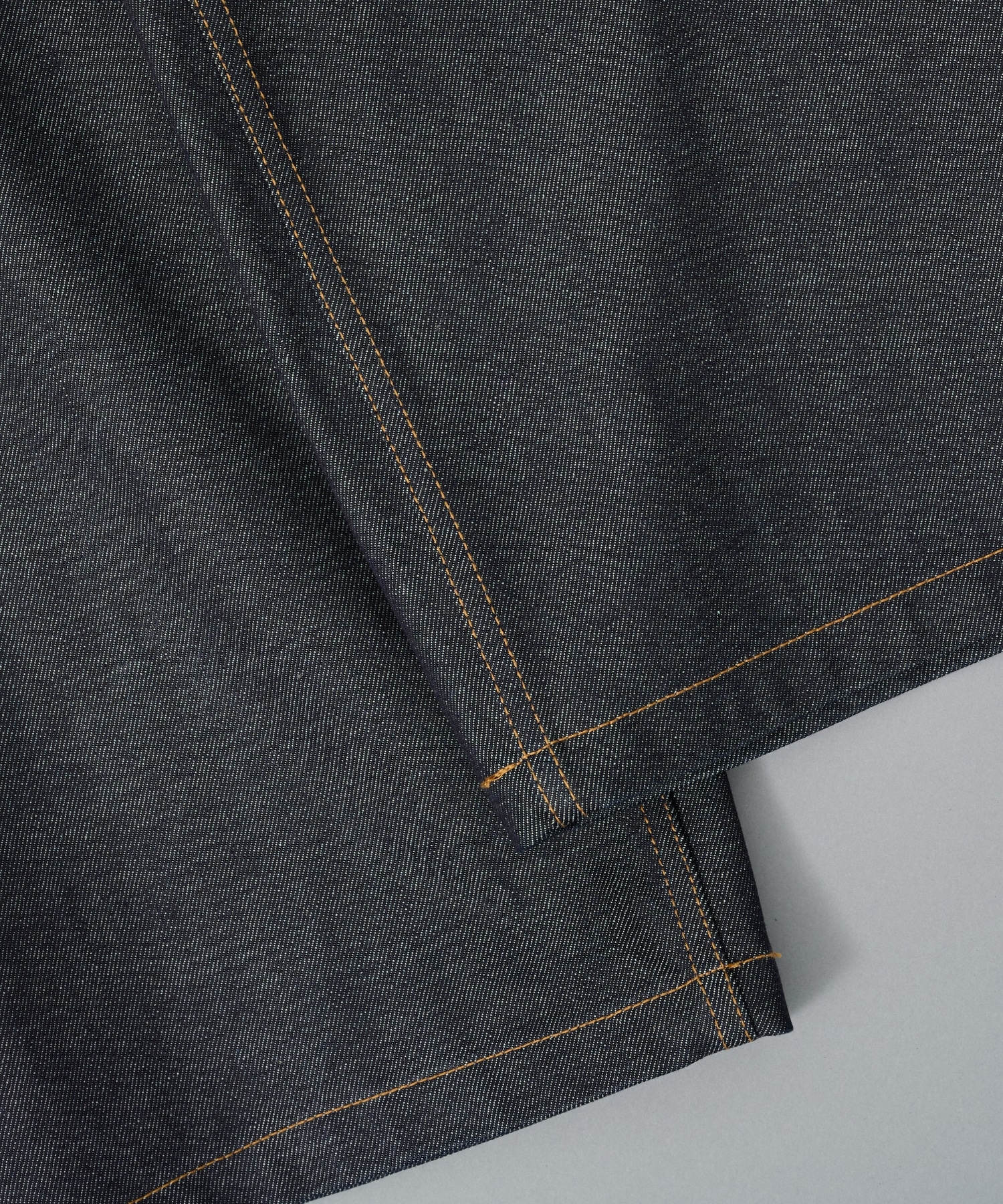SUPIMA DENIM ワイドストレートパンツ